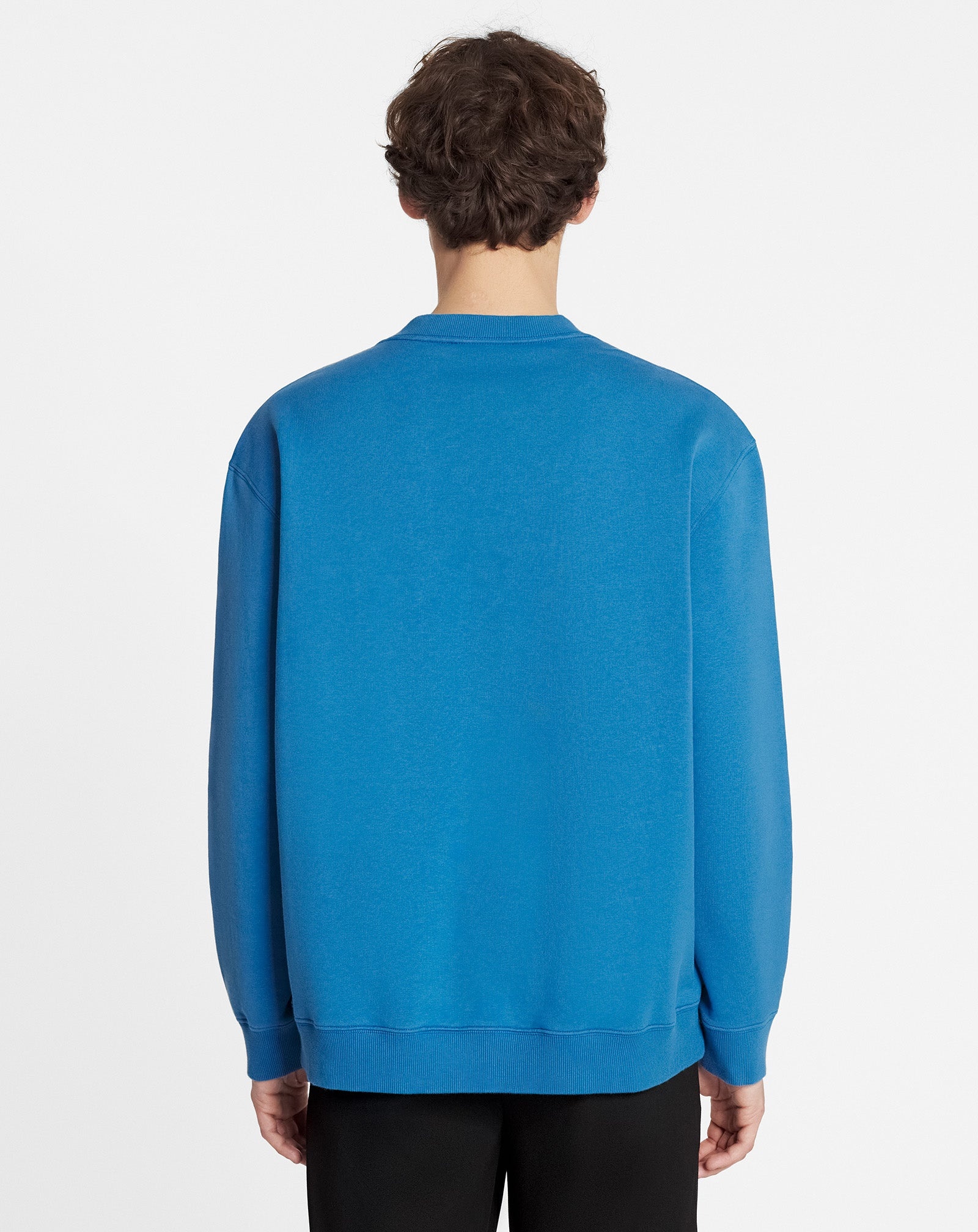 OVERSIZED EMBROIDERED LANVIN PARIS SWEATSHIRT - 4