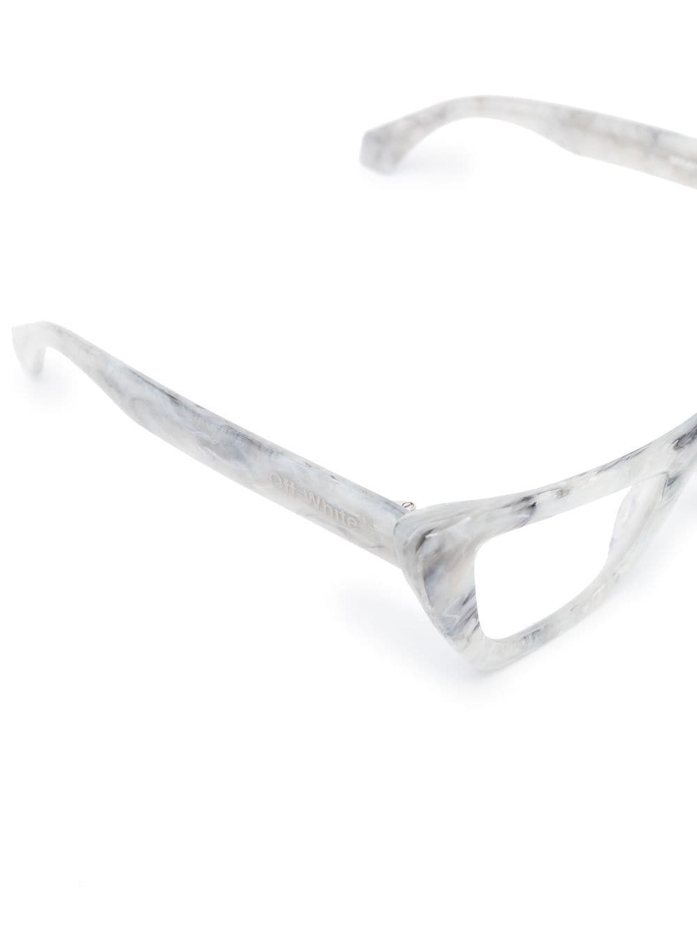 marbled cat-eye glasses - 3