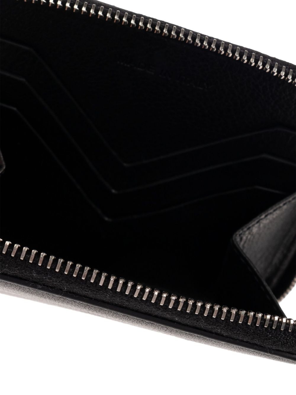 zip-around leather wallet - 3