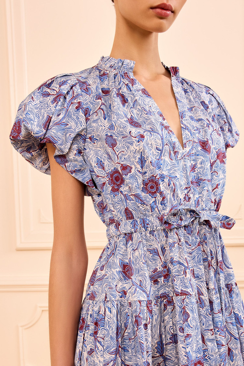 ULLA JOHNSON Izel Cotton Mini Dress outlook