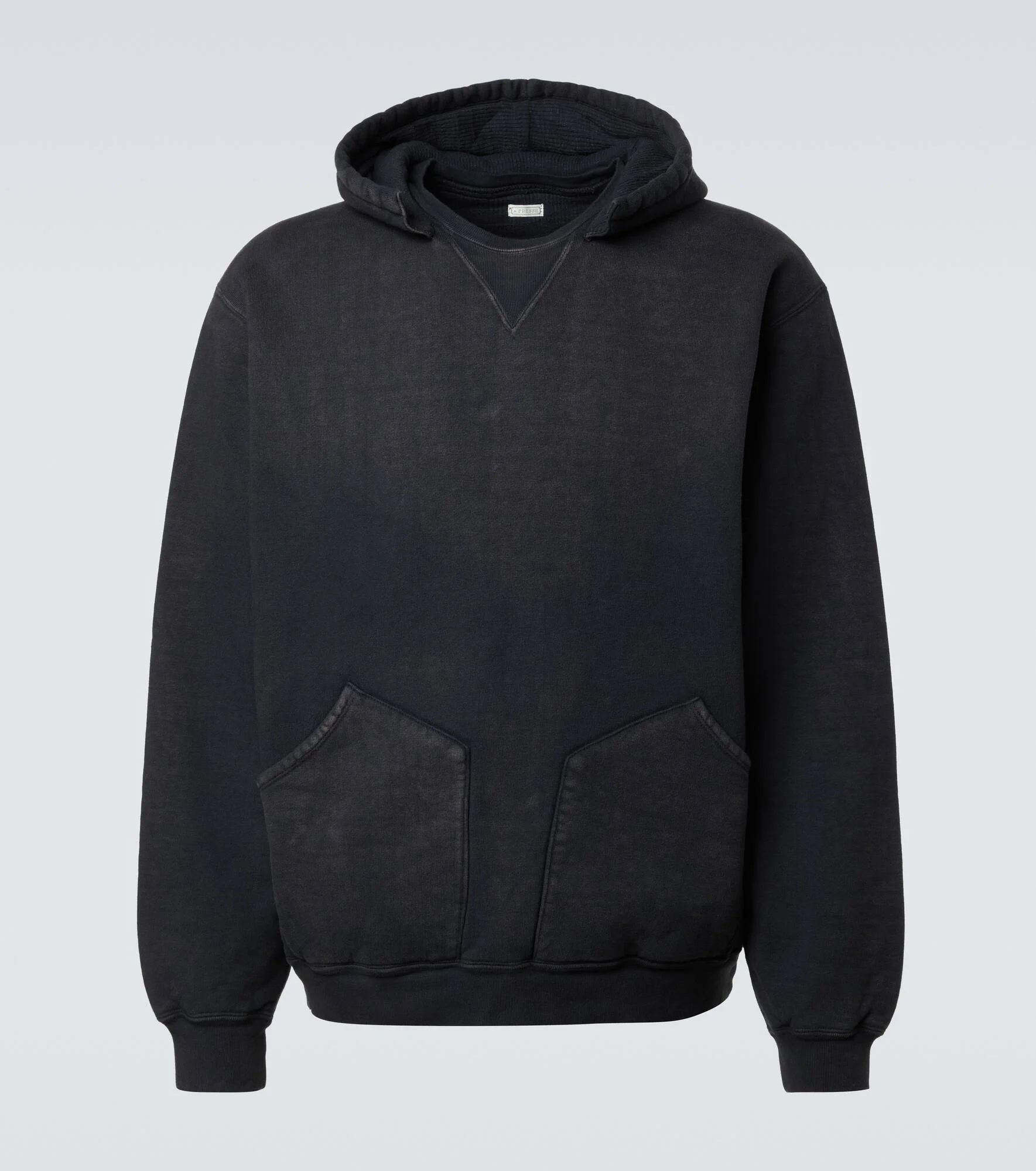 Vintage cotton jersey hoodie - 1