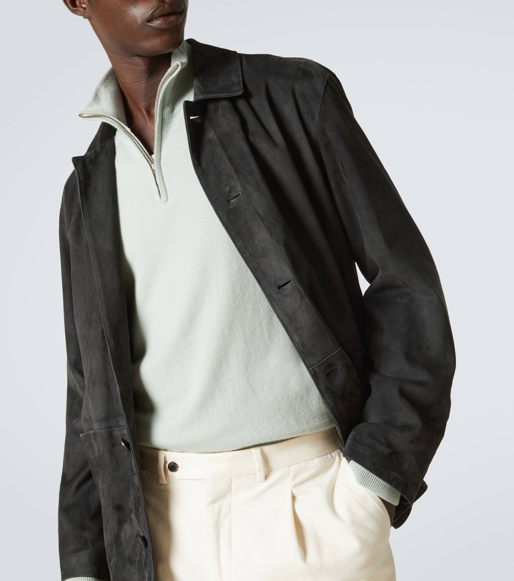 Dared cashmere half-zip sweater - 5