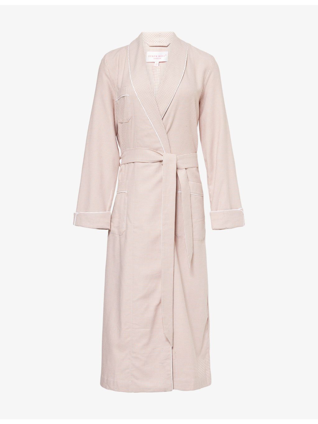 Kelburn Check-Print Cotton Robe - 1