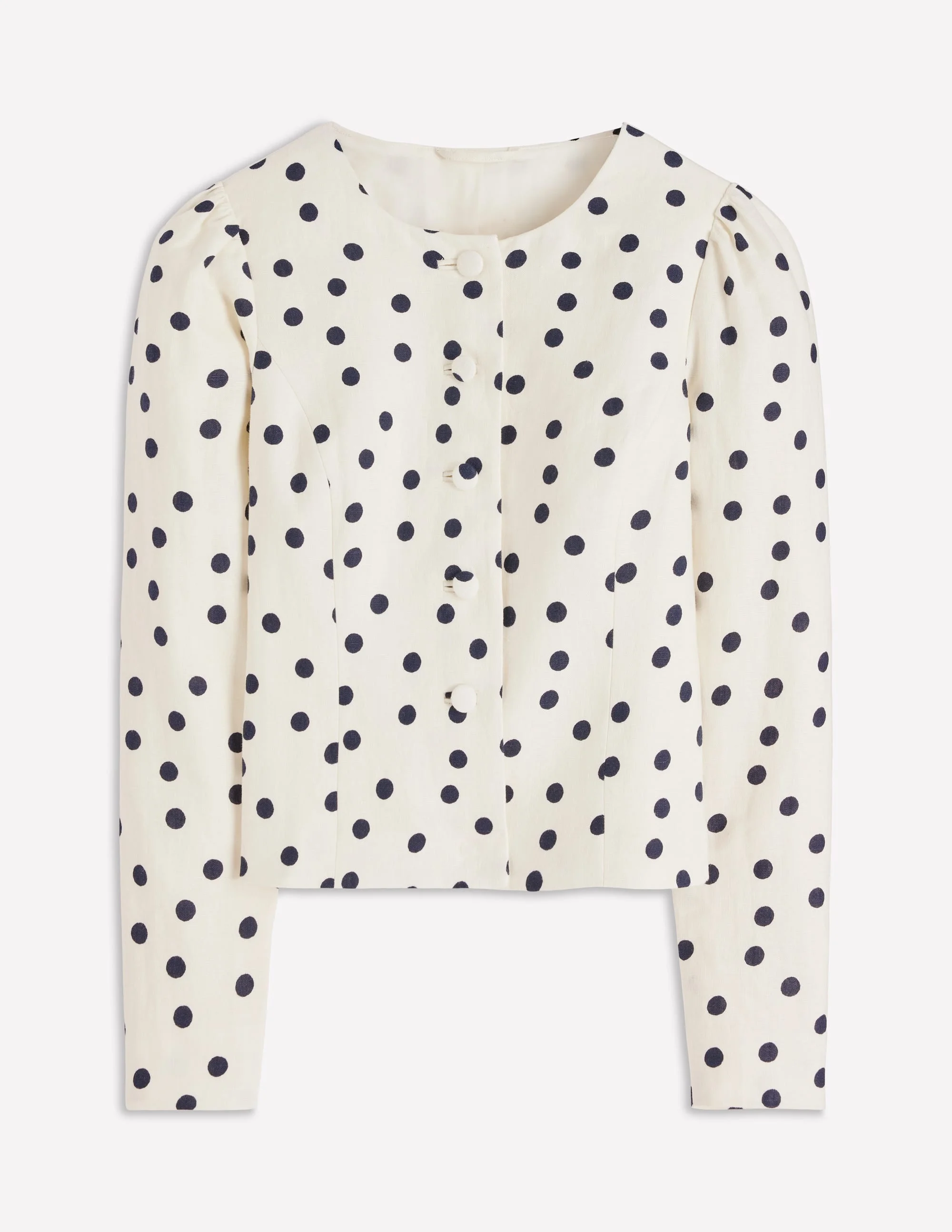 Salisbury Jacket-Ivory, Painted Dot - 1