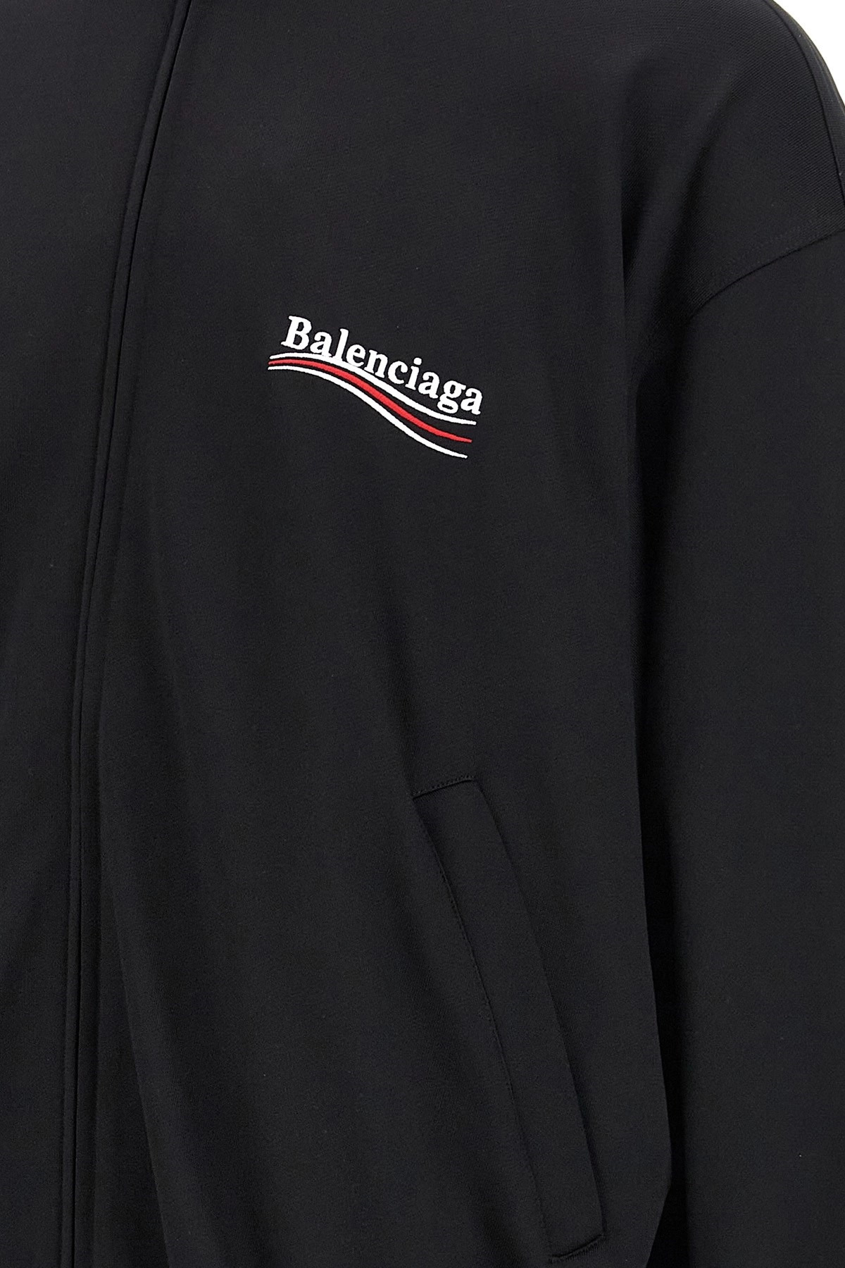 Logo embroidery sweatshirt - 5