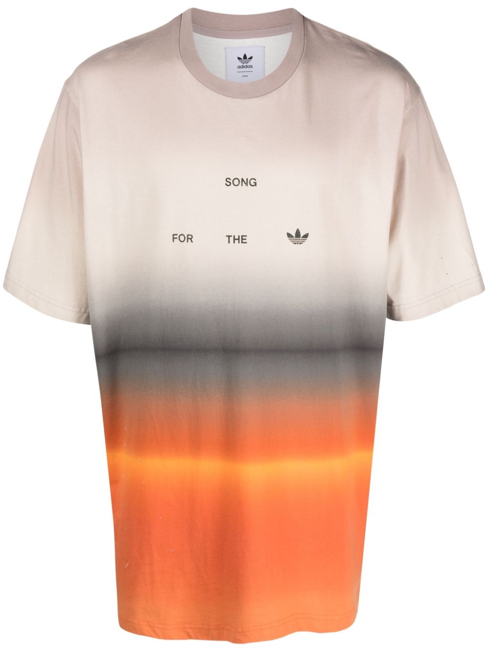 x Song for the Mute gradient-print cotton T-shirt - 1