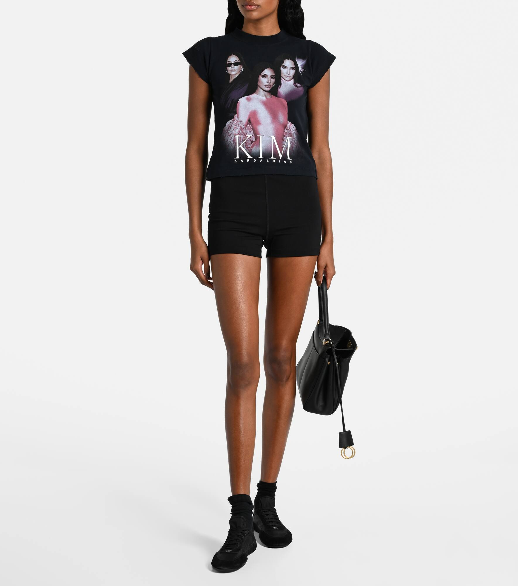 High-rise jersey shorts - 2