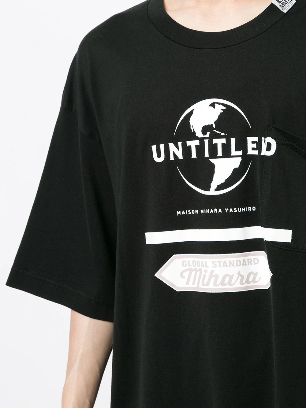 Untitled Printed cotton T-shirt - 5