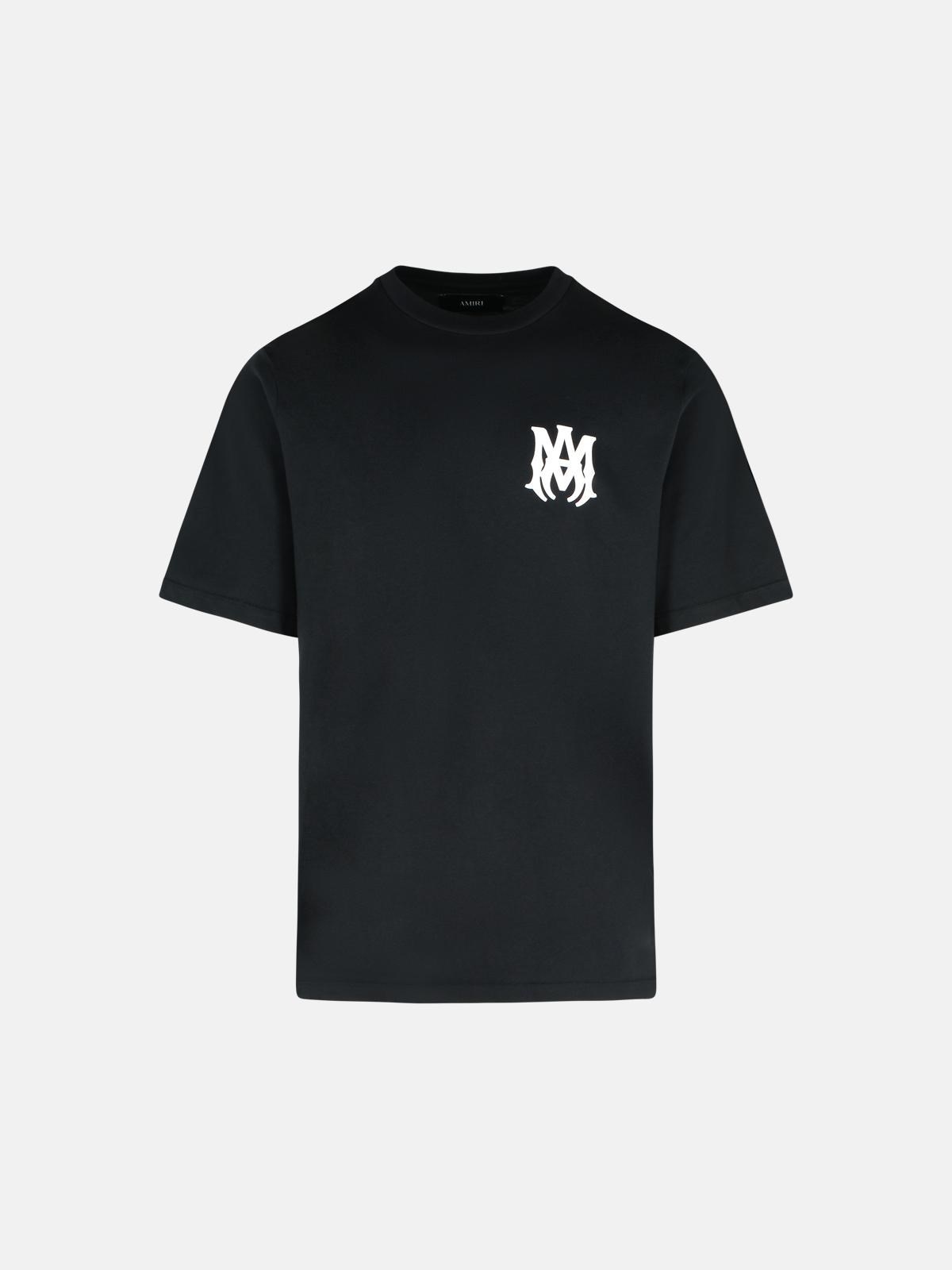 BLACK COTTON T-SHIRT - 1