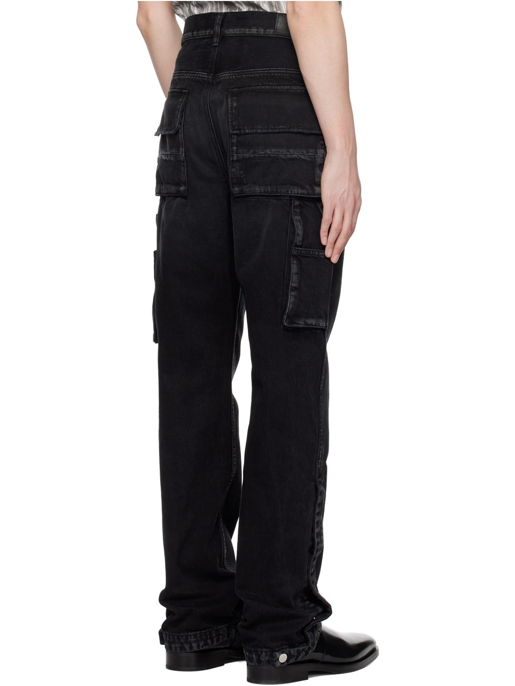 Black Stack Workman Jeans - 3