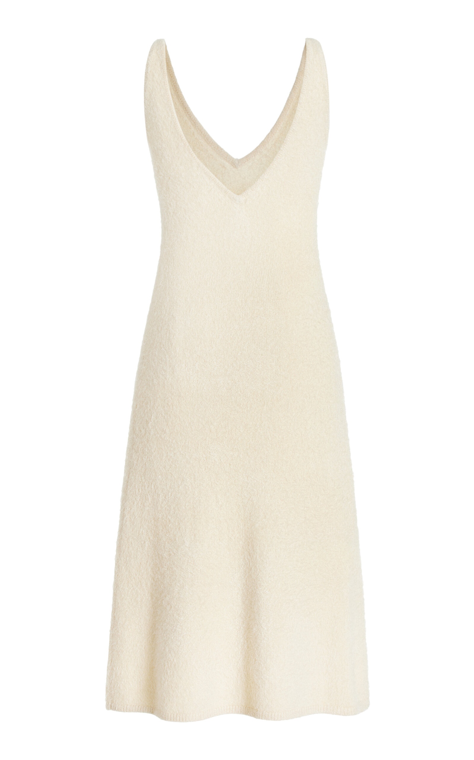 Downs Silk-Cashmere Dress ivory - 3