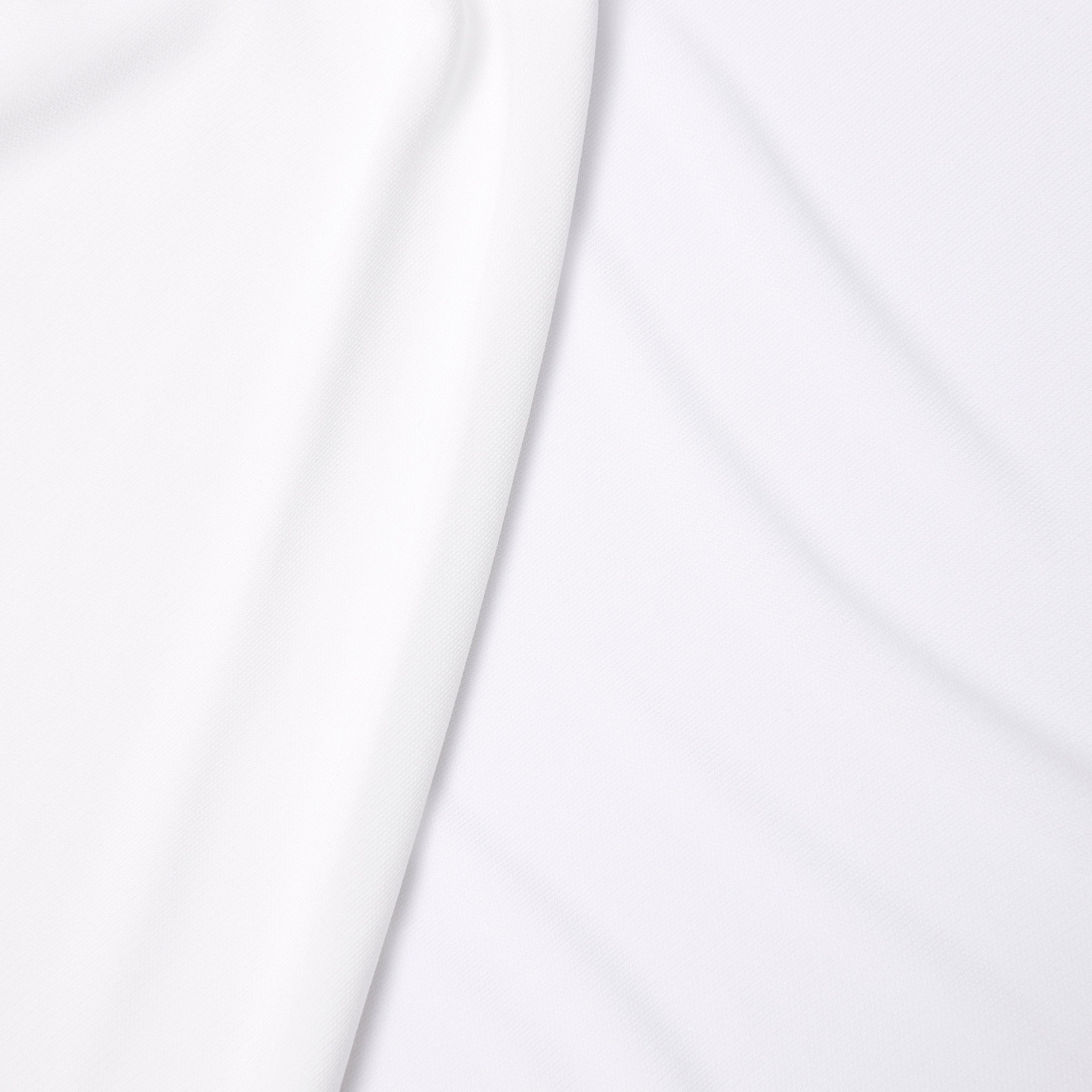 White Jersey Gathered Midi Dress - 5
