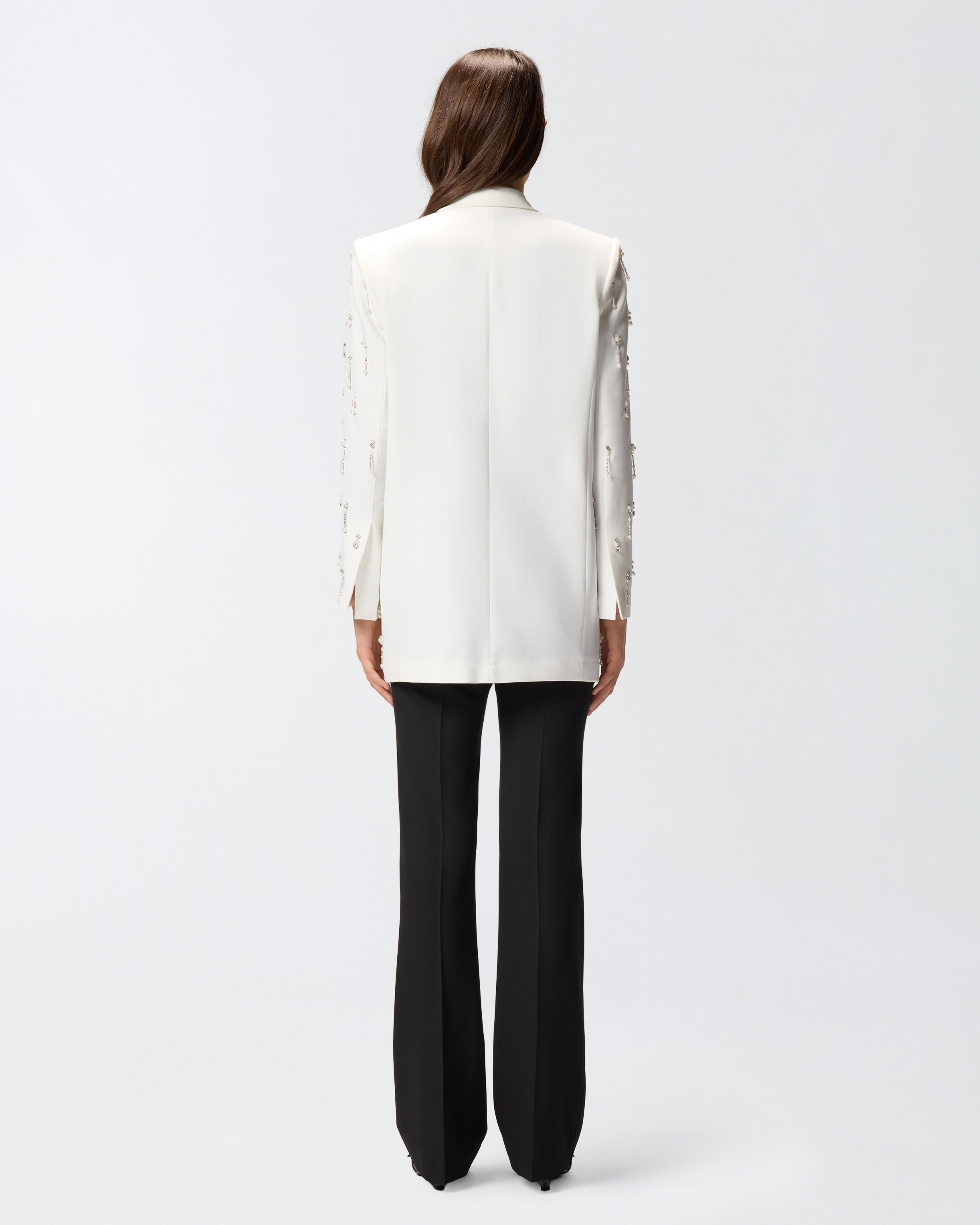 BLAZER WITH CRYSTALS AND PEARLS - 4