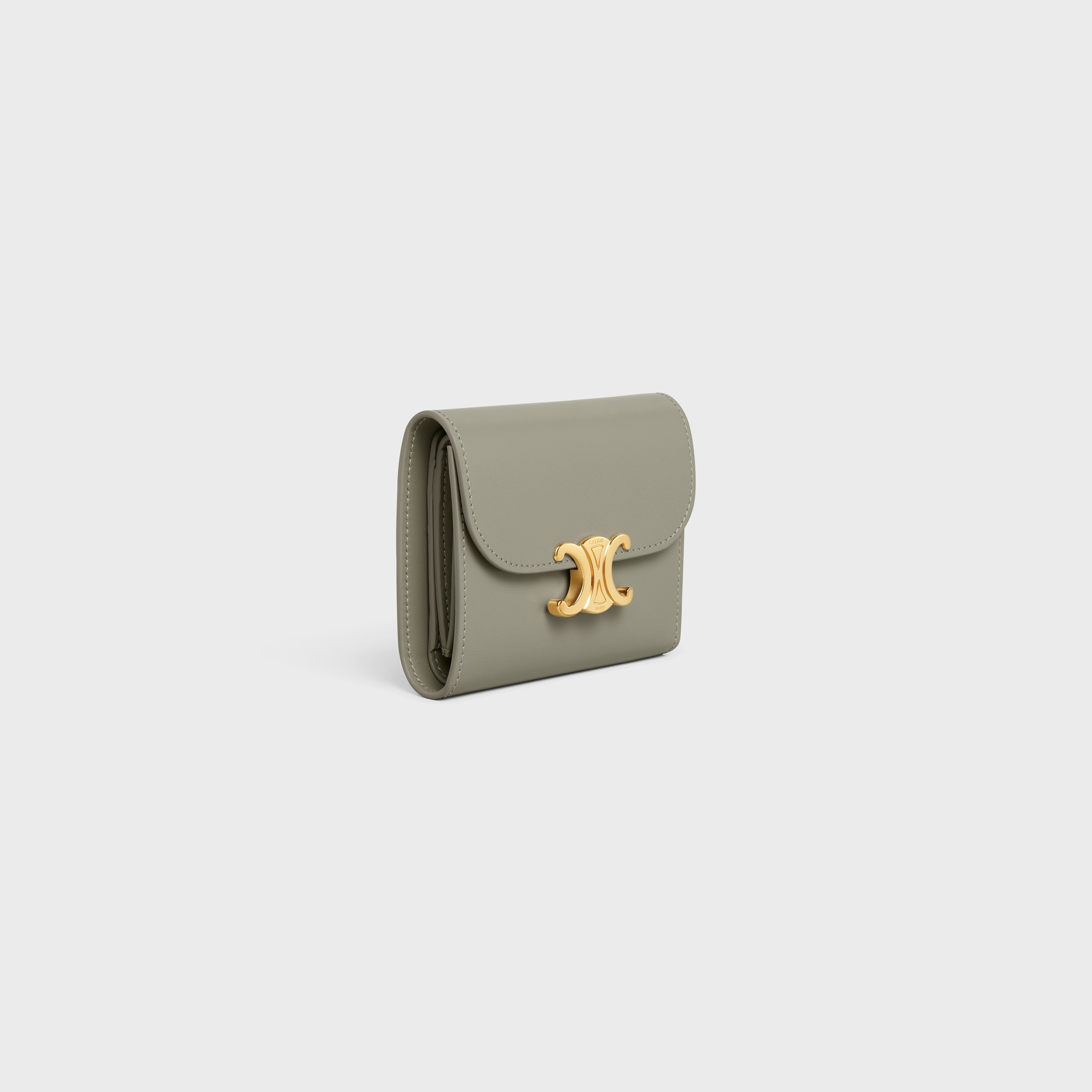 Small Wallet TRIOMPHE in Shiny calfskin - 2