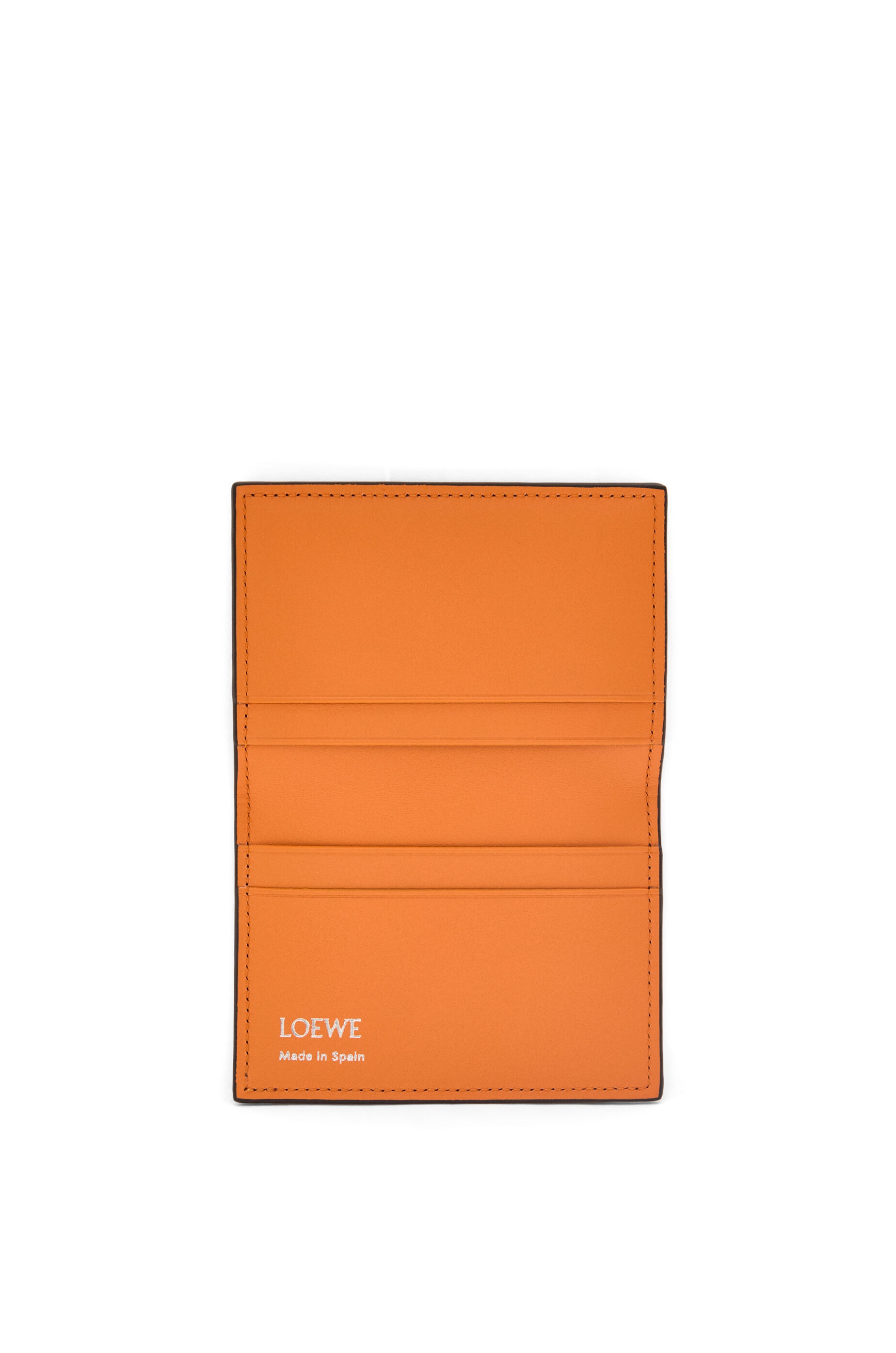 Slim bifold cardholder in shiny nappa calfskin - 2