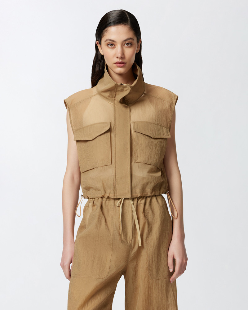 PINKO LIGHT SLEEVELESS VEST outlook