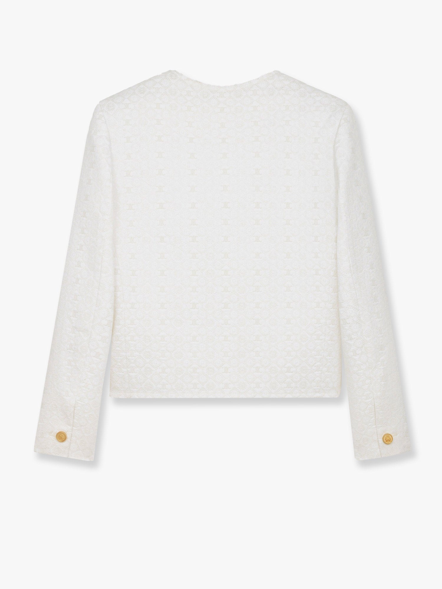 ブルゾン Celine Embroidered Cotton Blazer With Padding CELINE Embroidered cotton blazer with padding