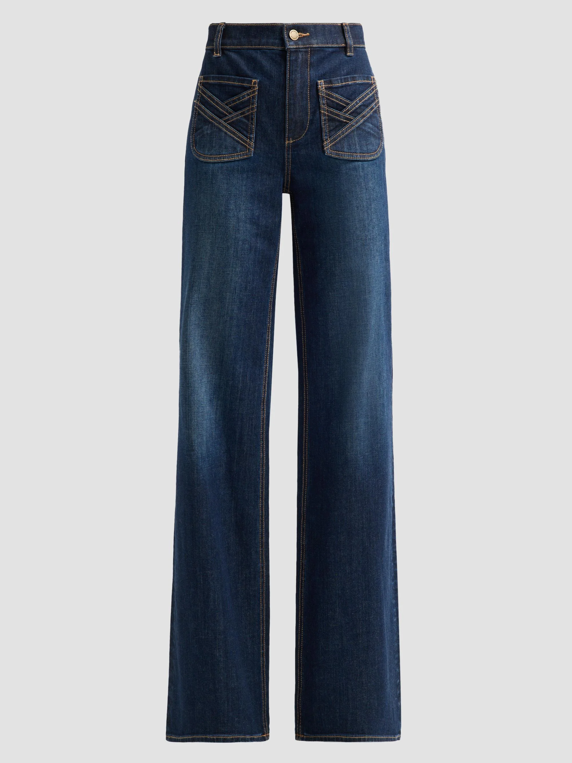 Women's Heidi Dark Rinse Flare Jeans - Dark Rinse - 1