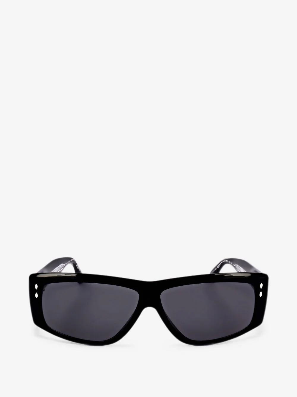 rectangle-frame logo-motif sunglasses - 1