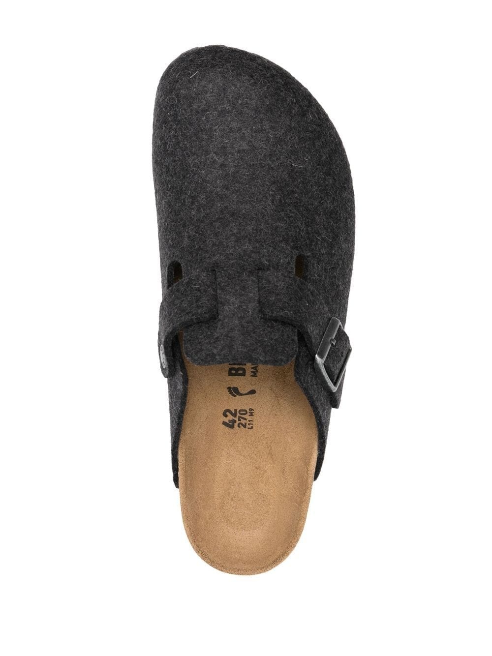 Boston buckled wool slippers - 7