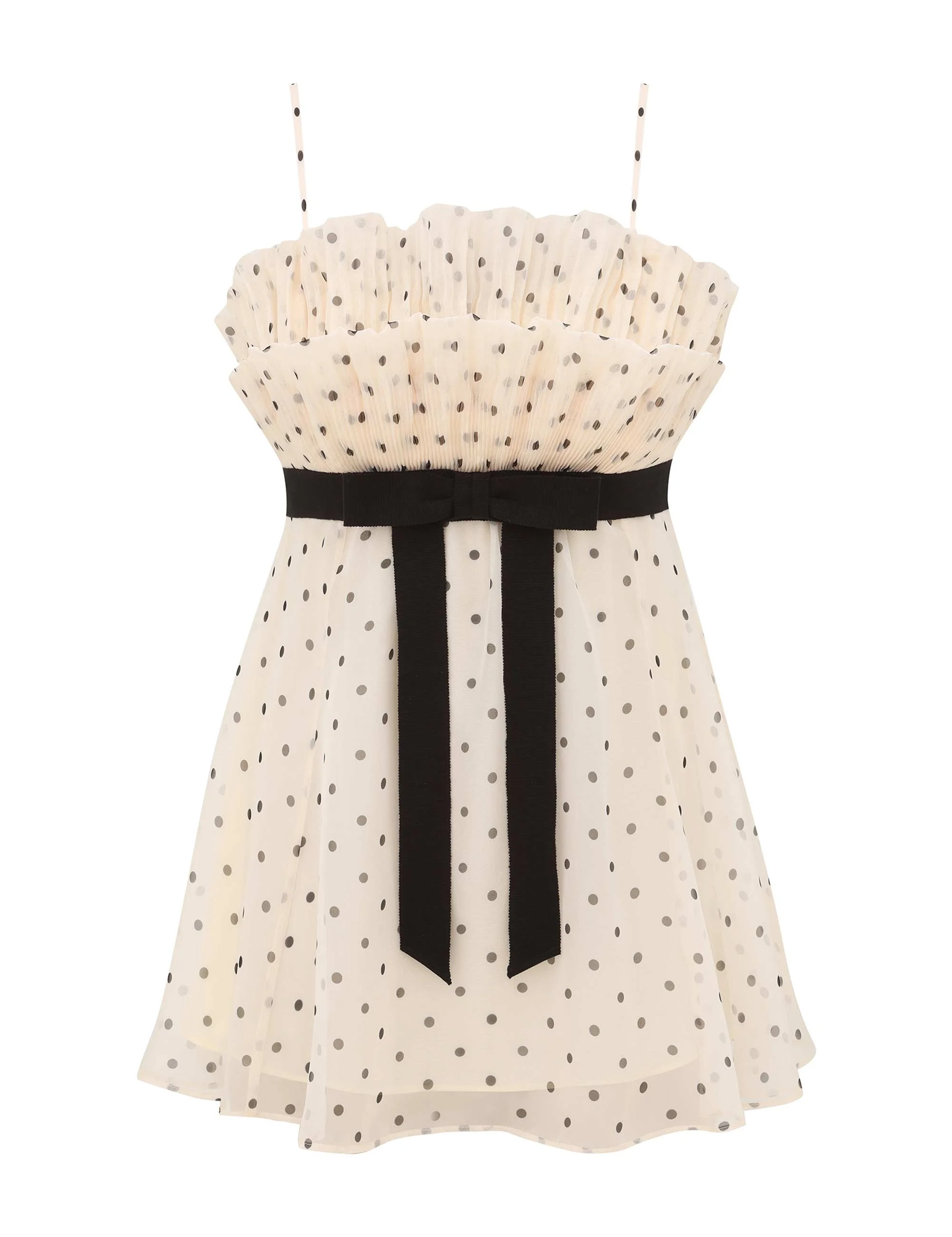 PLEATED FRILL CAMI - 1