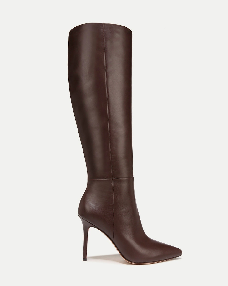 LISA LEATHER TALL BOOT - 1