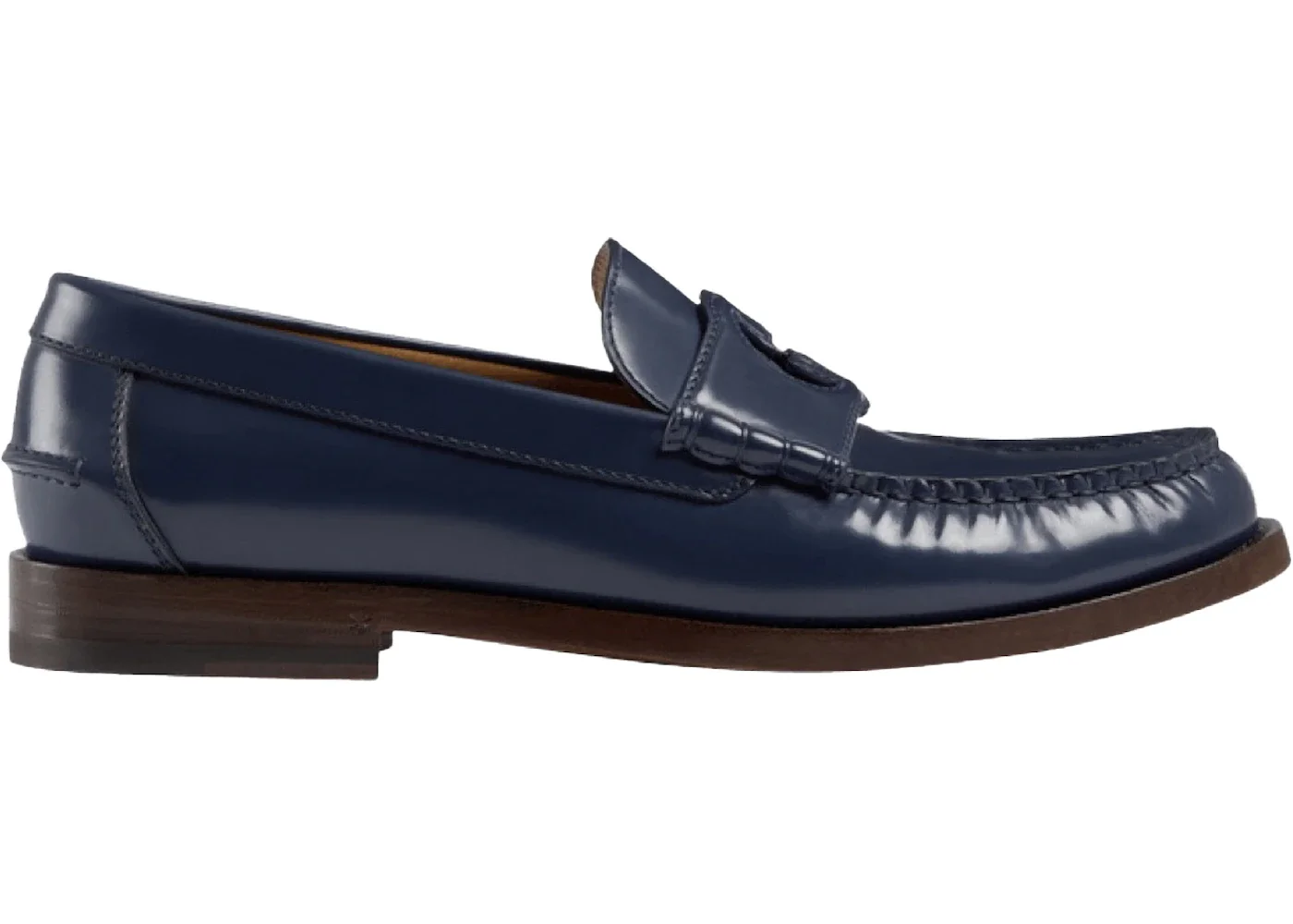 Gucci Interlocking G Loafers Blue - 1