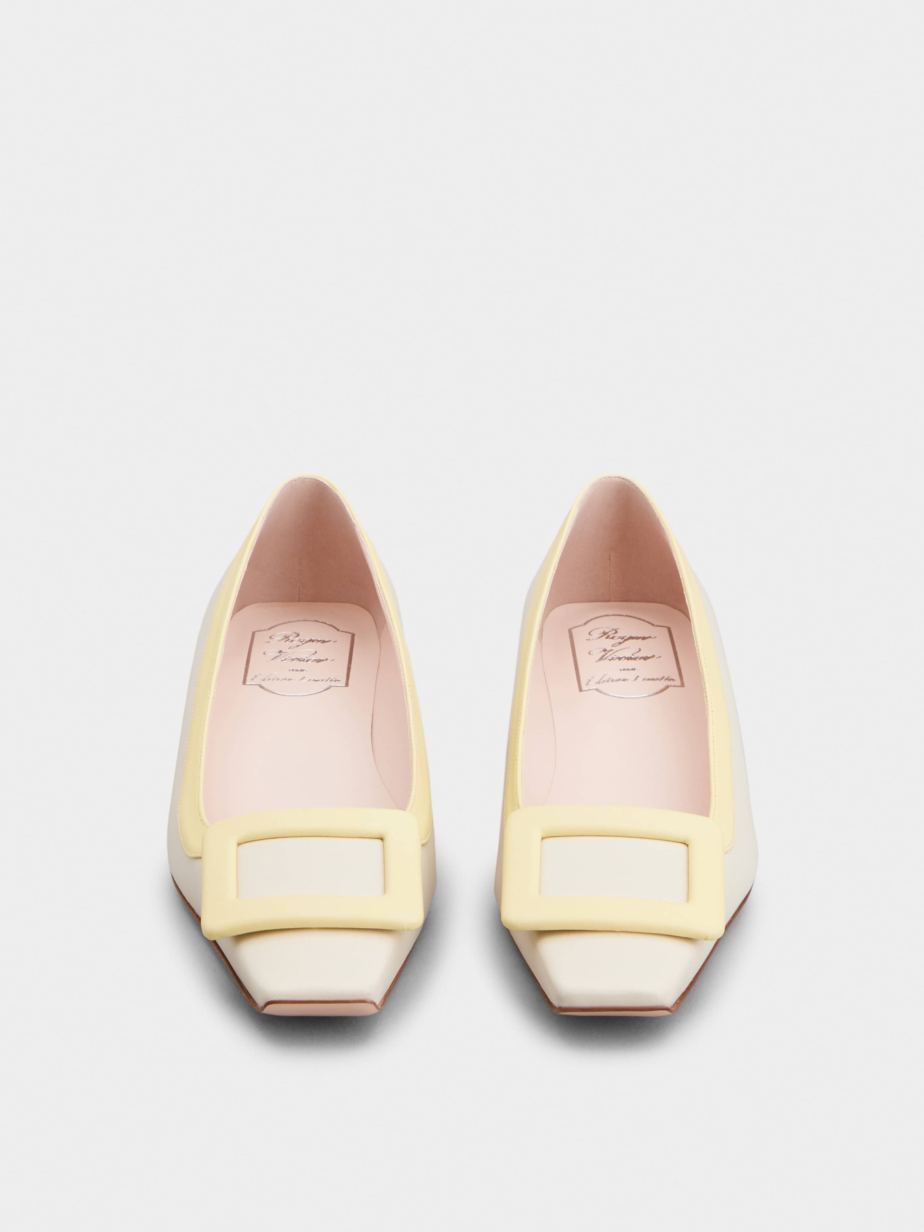 Belle Vivier Covered Buckle Ballerinas in Nappa Leather - 7