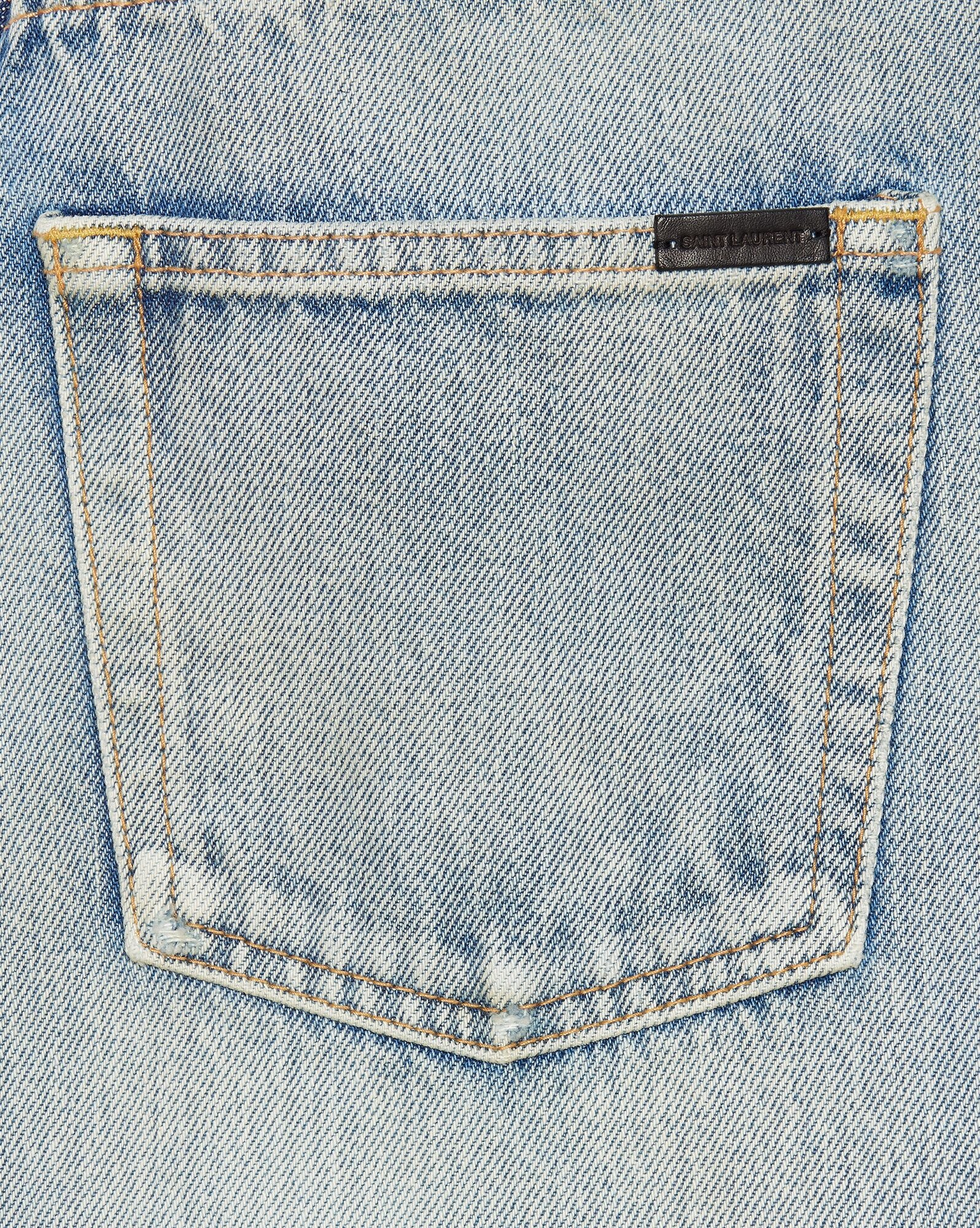 skinny-fit jeans in 80's vintage blue stretch denim - 5