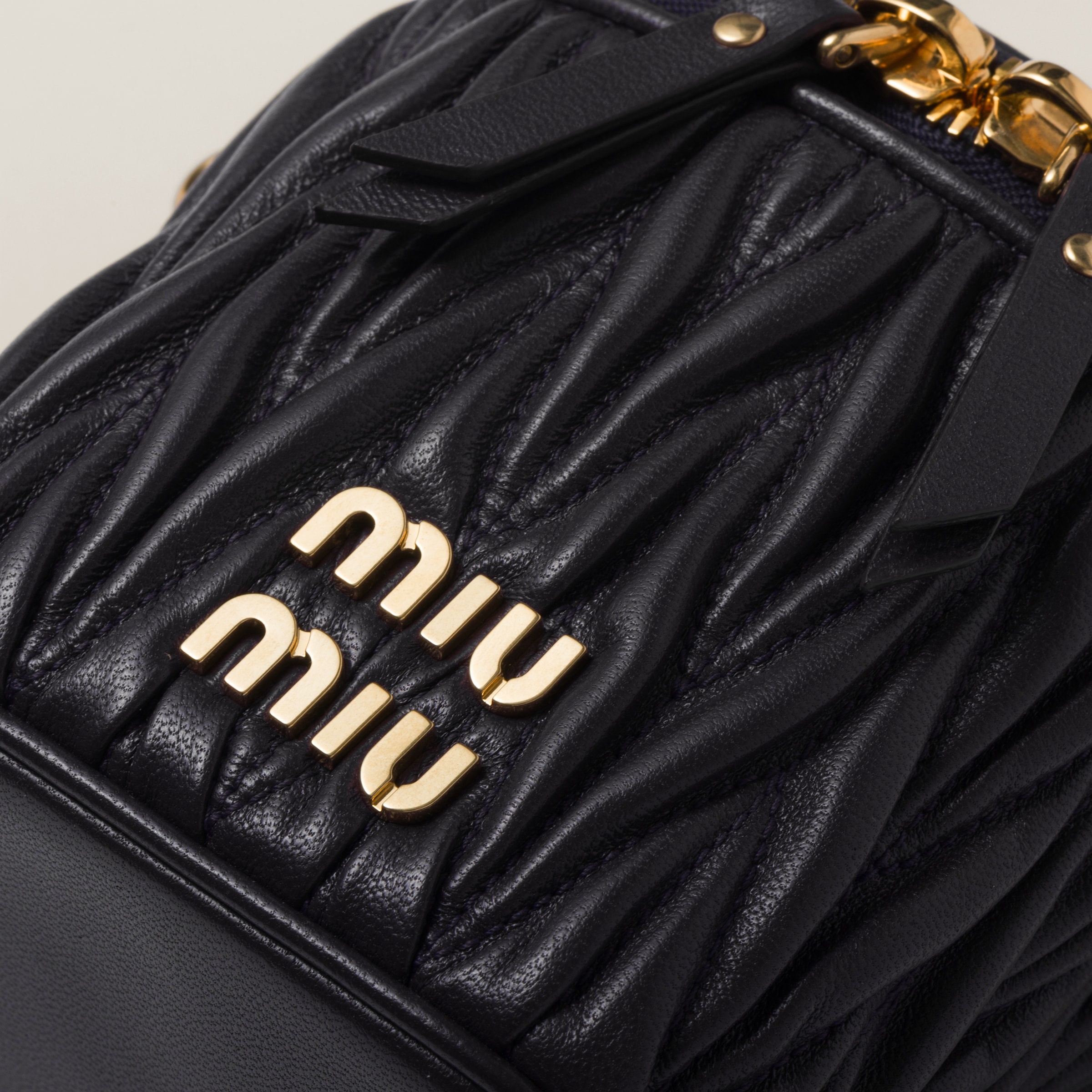 Matelassé nappa leather mini-pouch - 5