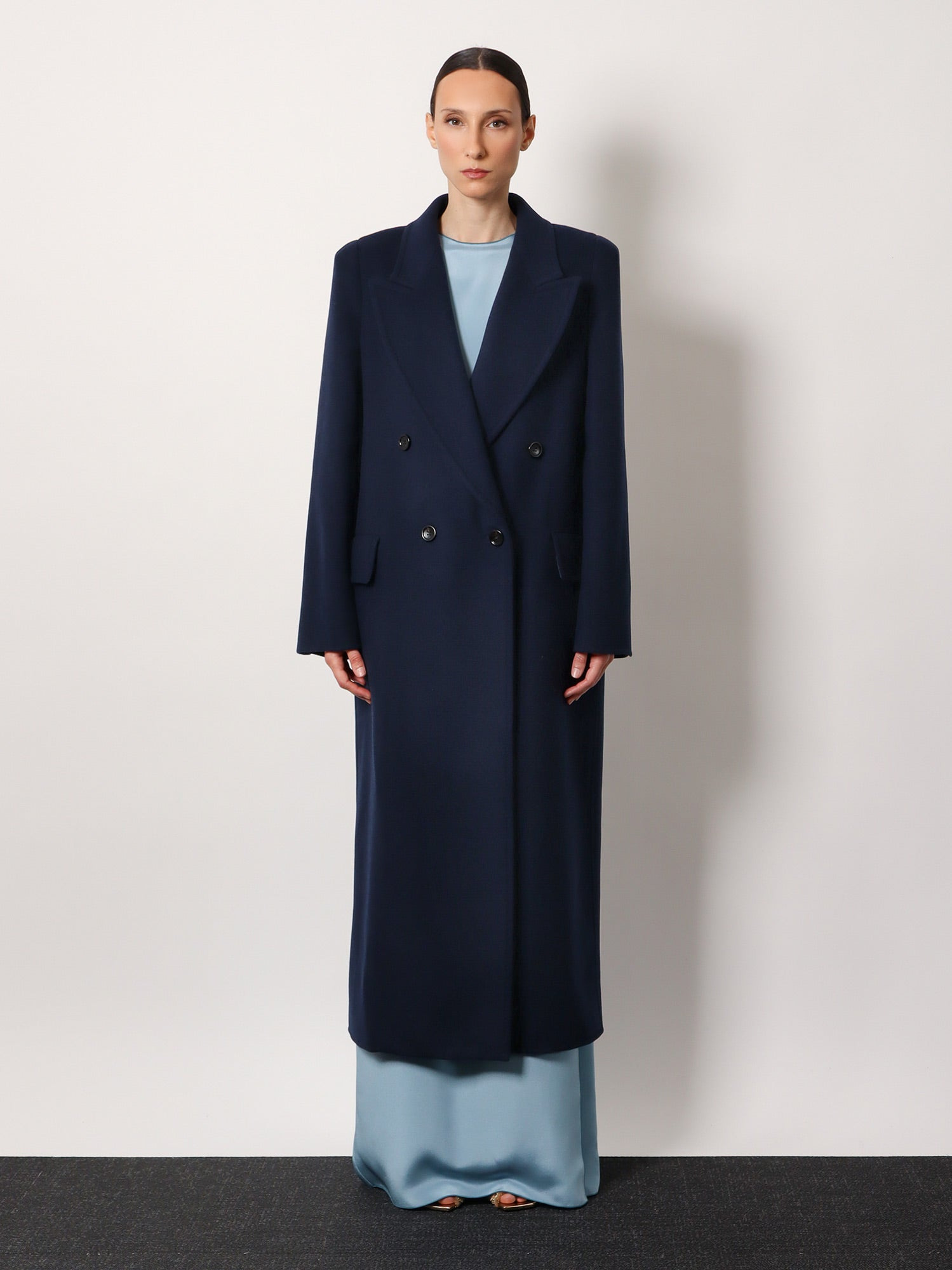 Albania 1234 Max Mara Sfilata Virgin Wool And Cashmere Coat - 3