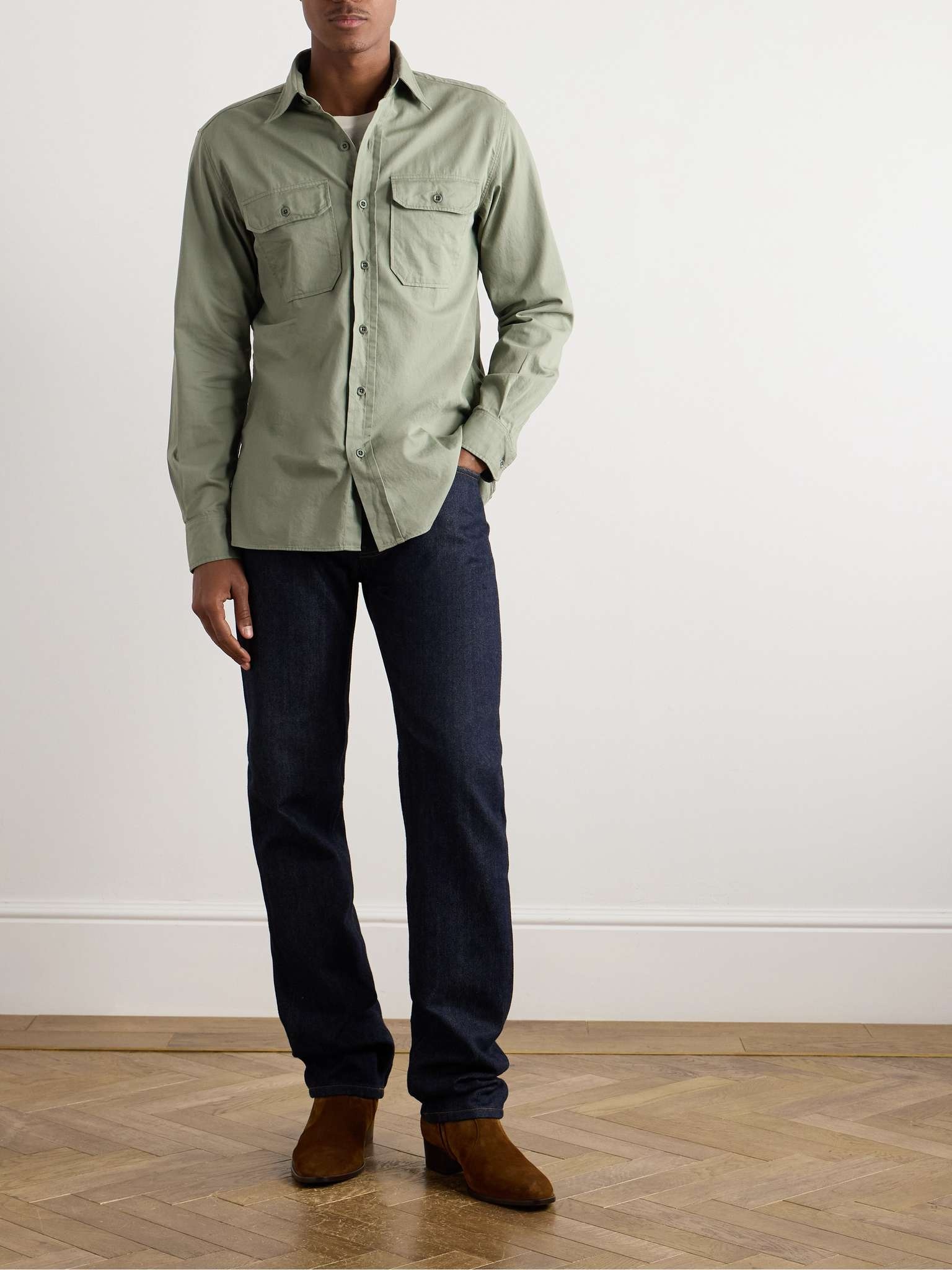 Raleigh Brushed Chino Twill Shirt - 2
