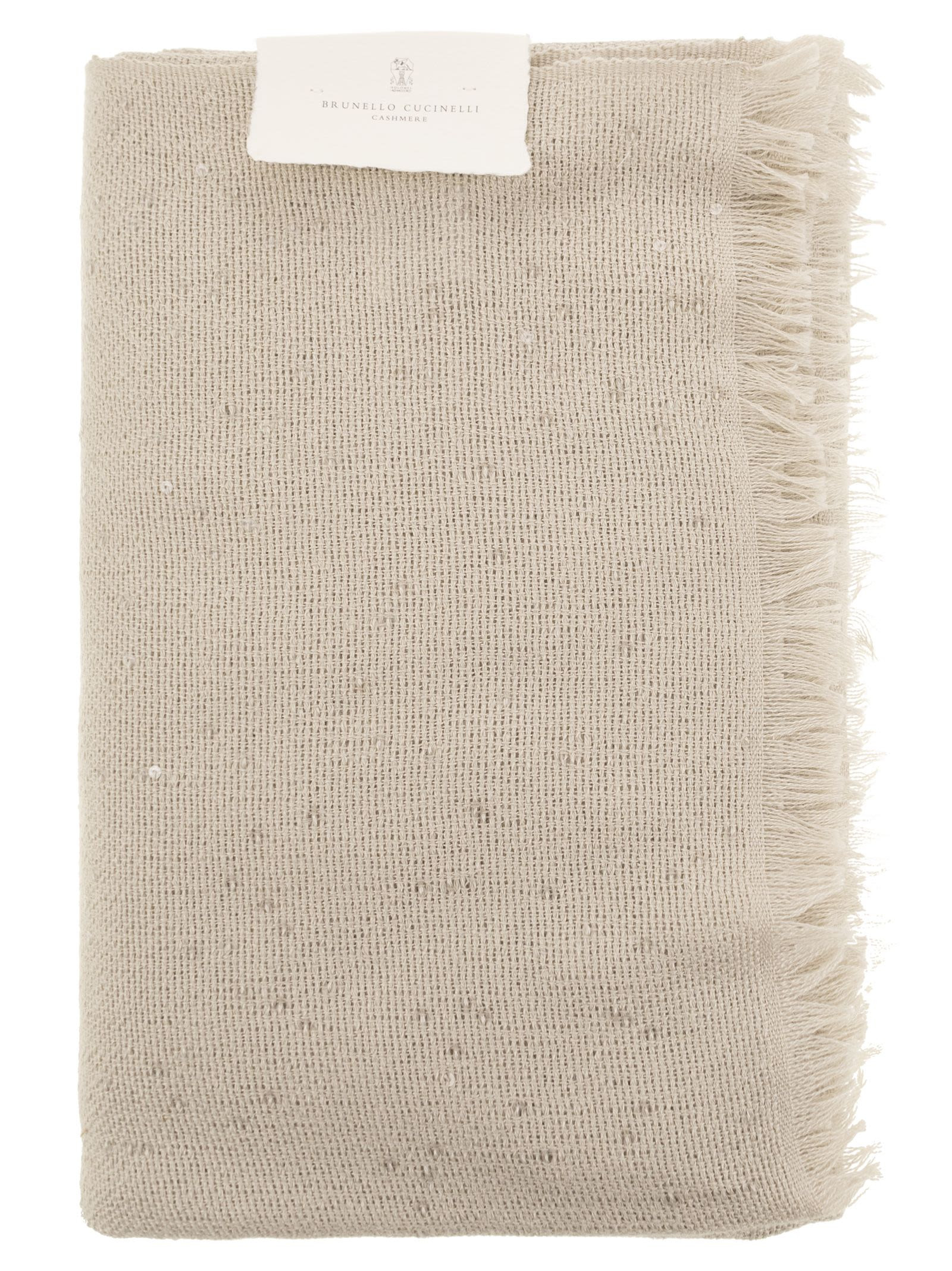 Brunello Cucinelli Women Diamond Cashmere And Silk Scarf - 2