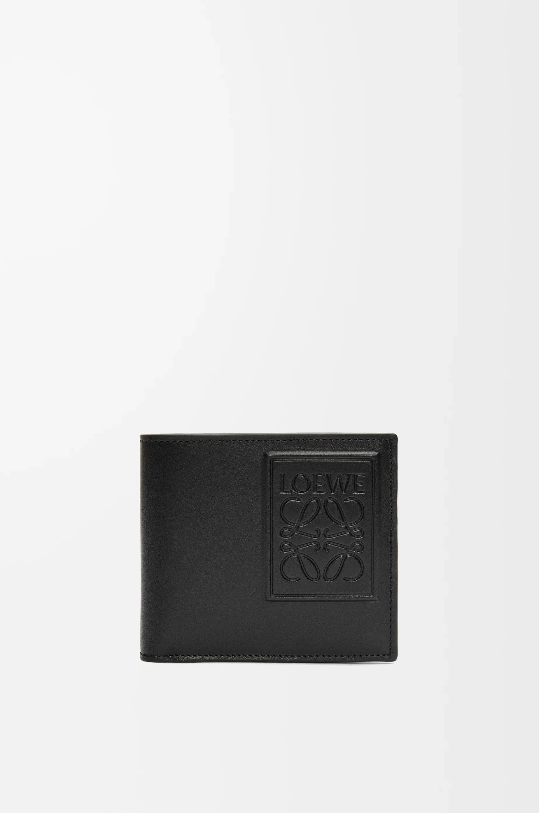 Bifold coin wallet in satin calfskin - 1