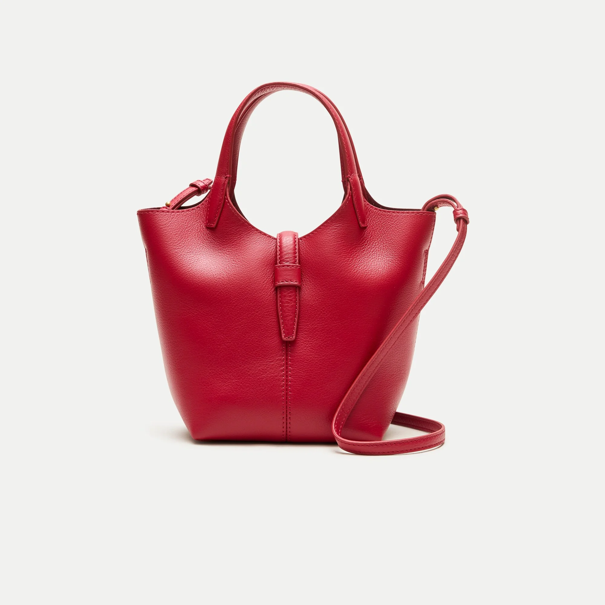 Yorke small tote in leather - 1