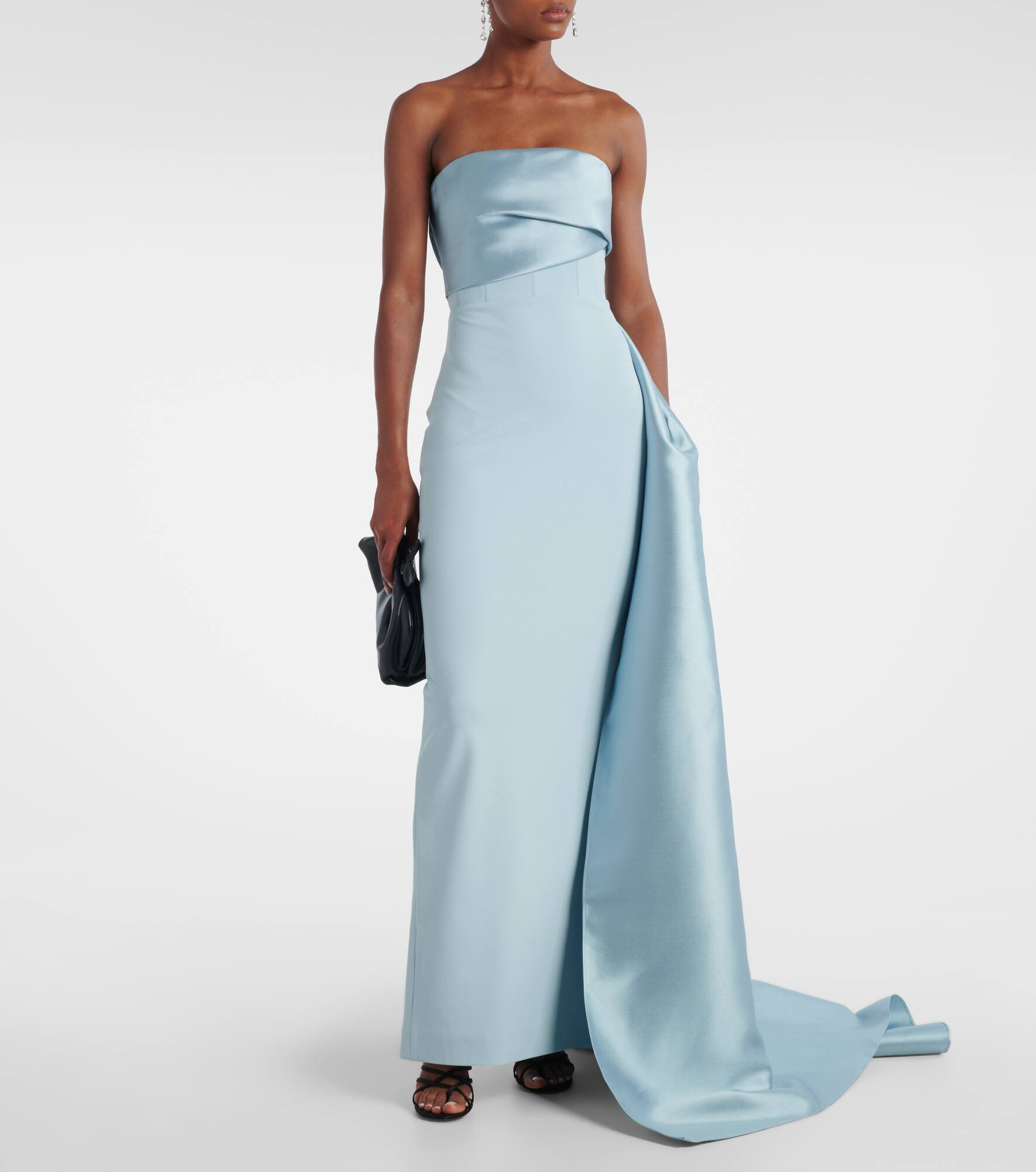 Kinsley draped strapless gown - 2