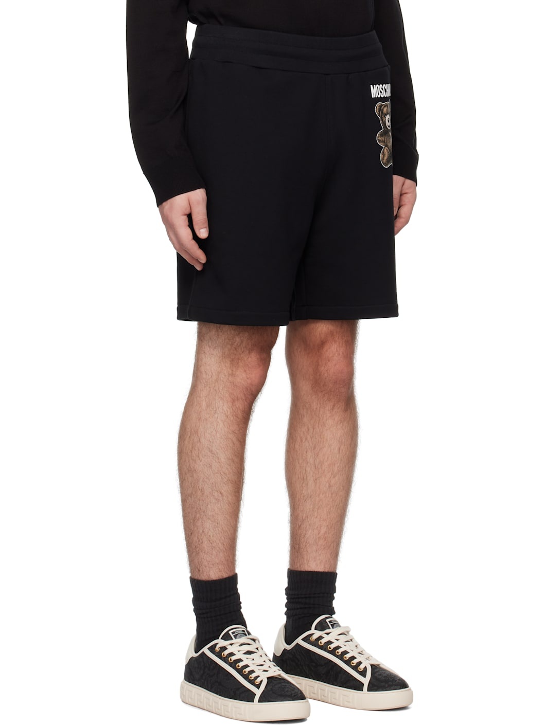 Black Teddy Bear Shorts - 2