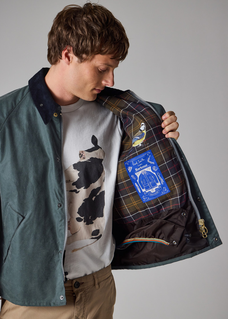 Paul Smith loves Barbour - Slate Transport Wax Jacket 6
