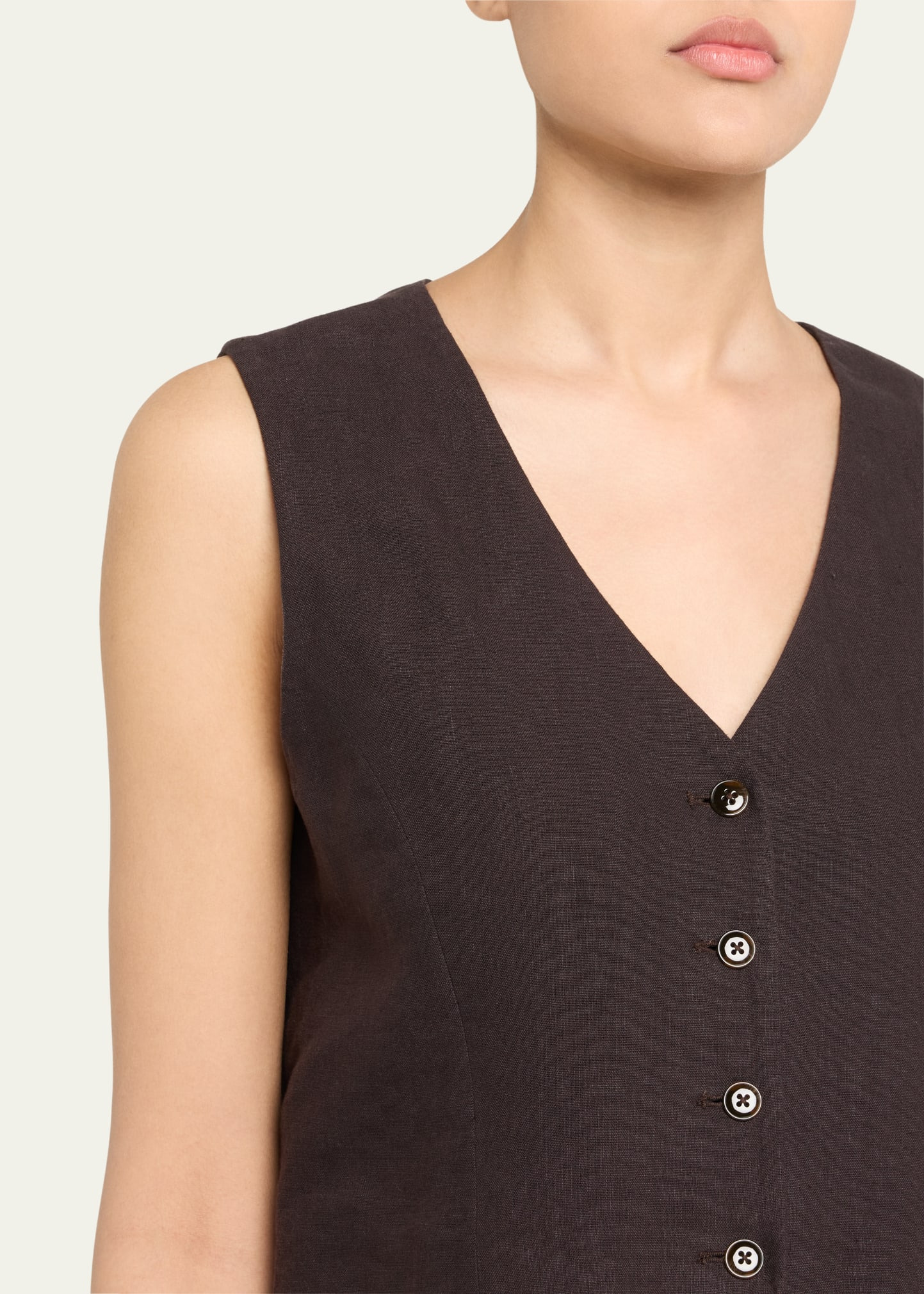 Kikis Linen Vest - 5