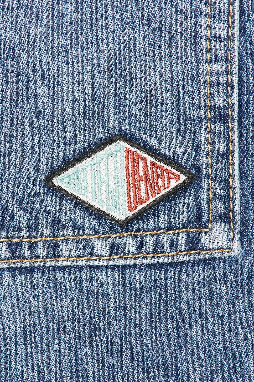 Padded Denim Jacket - 6