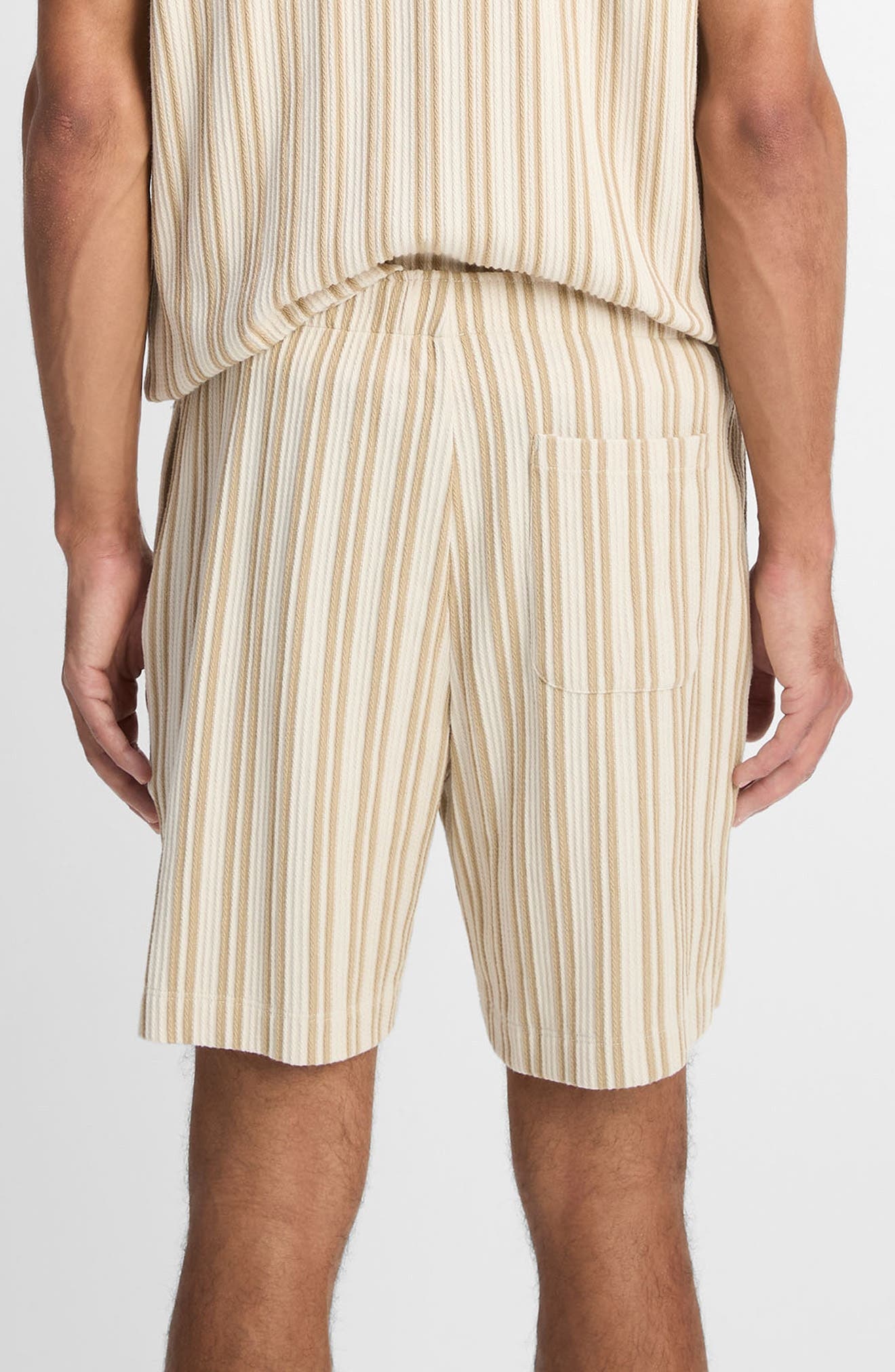 Vince Stripe Jacquard Shorts in Terrapin Combo at Nordstrom - 2