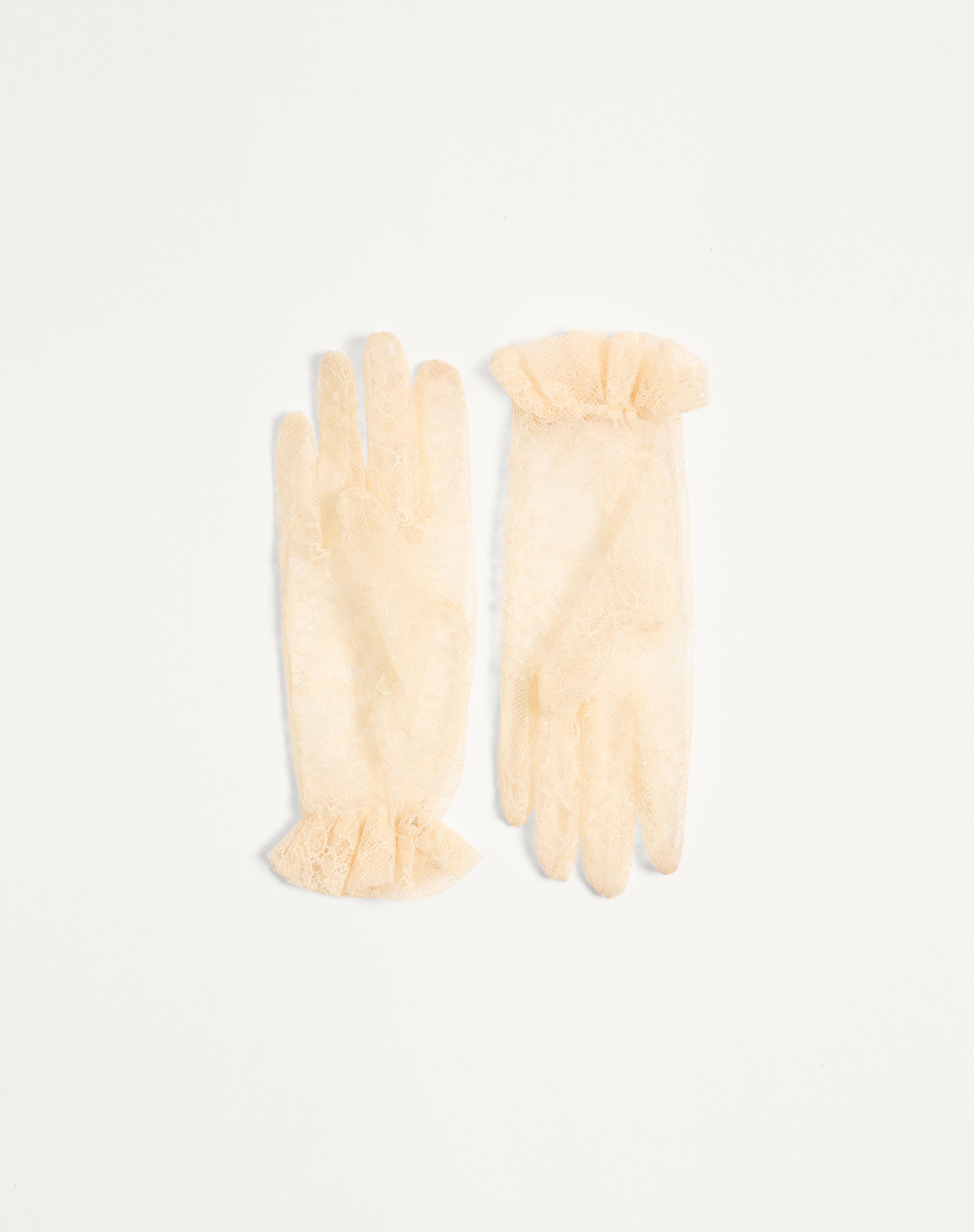 VLOGO SIGNATURE LACE GLOVES - 4