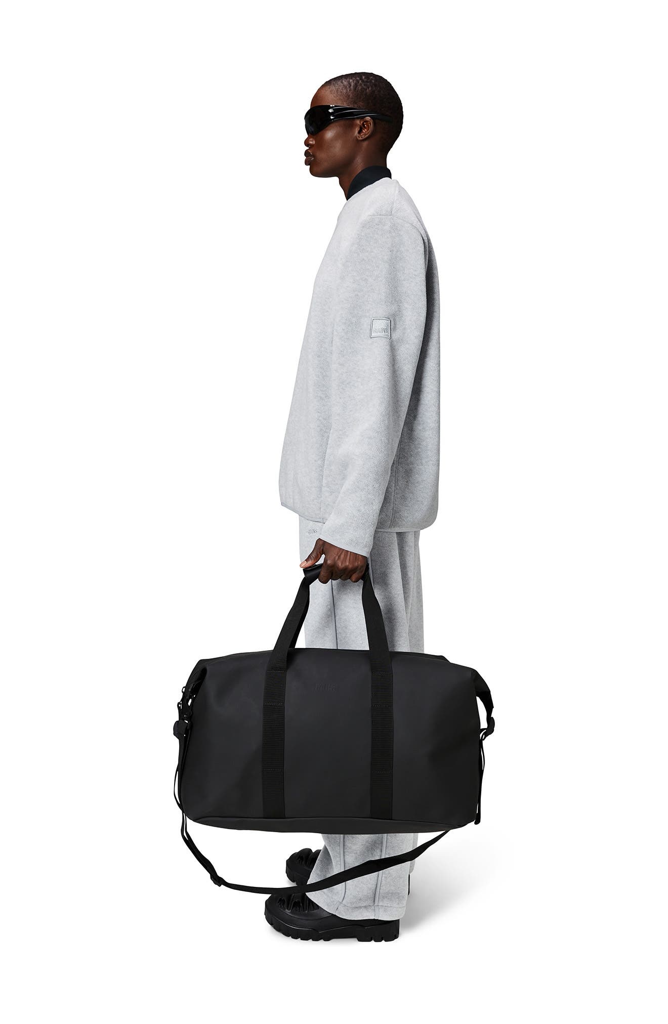 Rains Hilo Waterproof Weekend Bag in Black at Nordstrom - 2