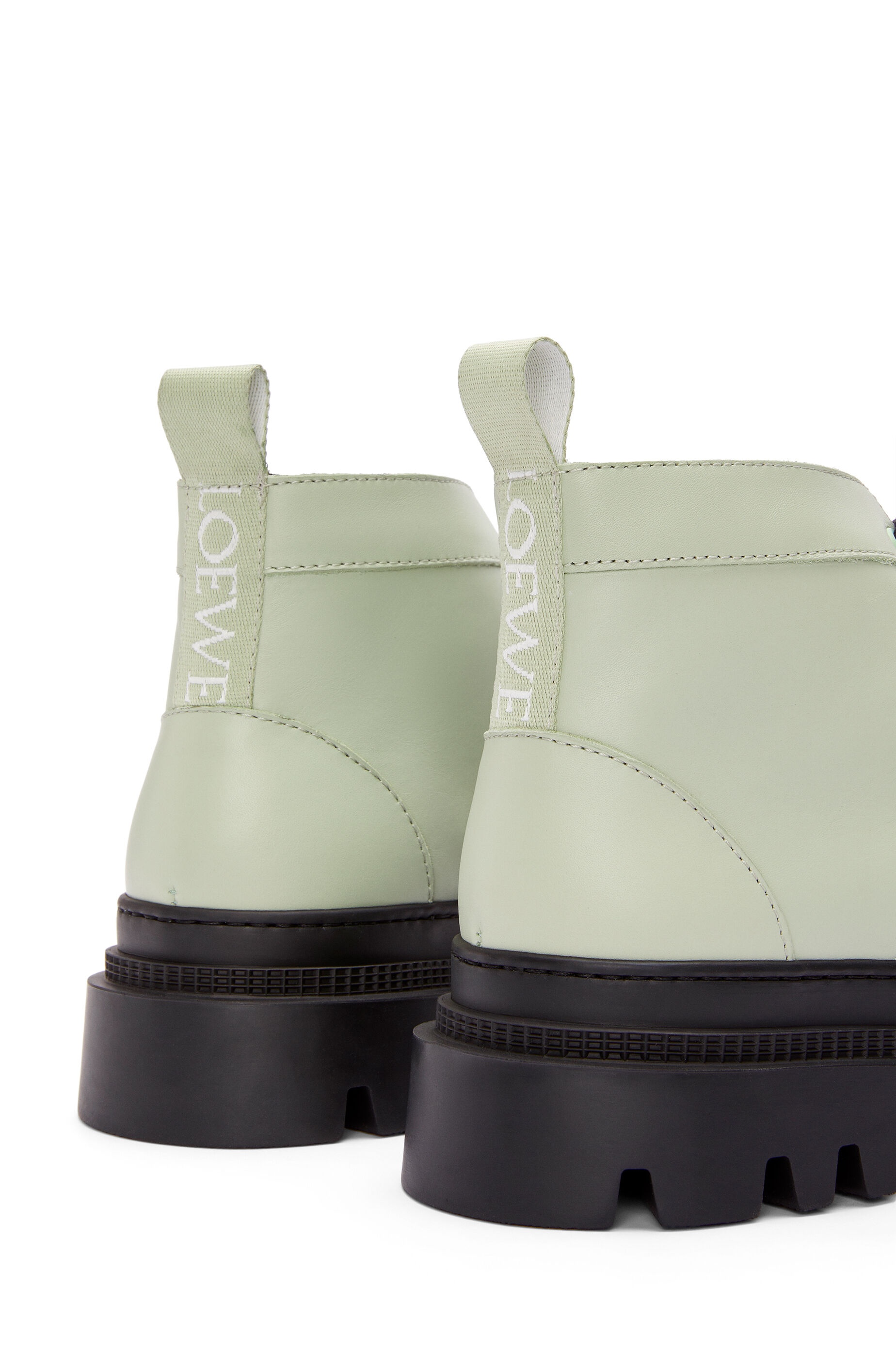 Mid combat boot in calfskin - 4