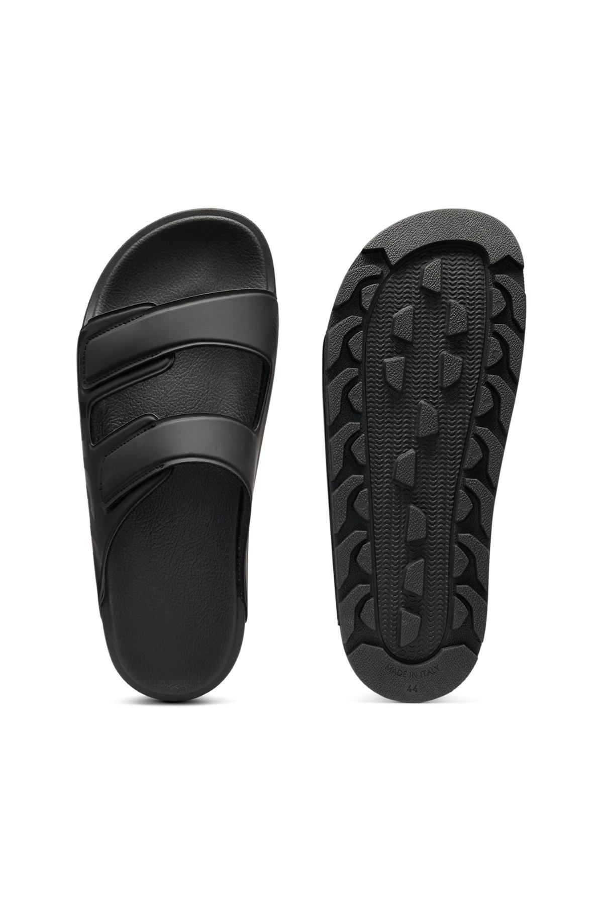 LOGO SANDALS WITH DOUBLE TOUCH-CLOSURE STRAPS - 3