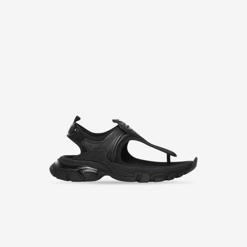 Women's Track Thong in Black - 1