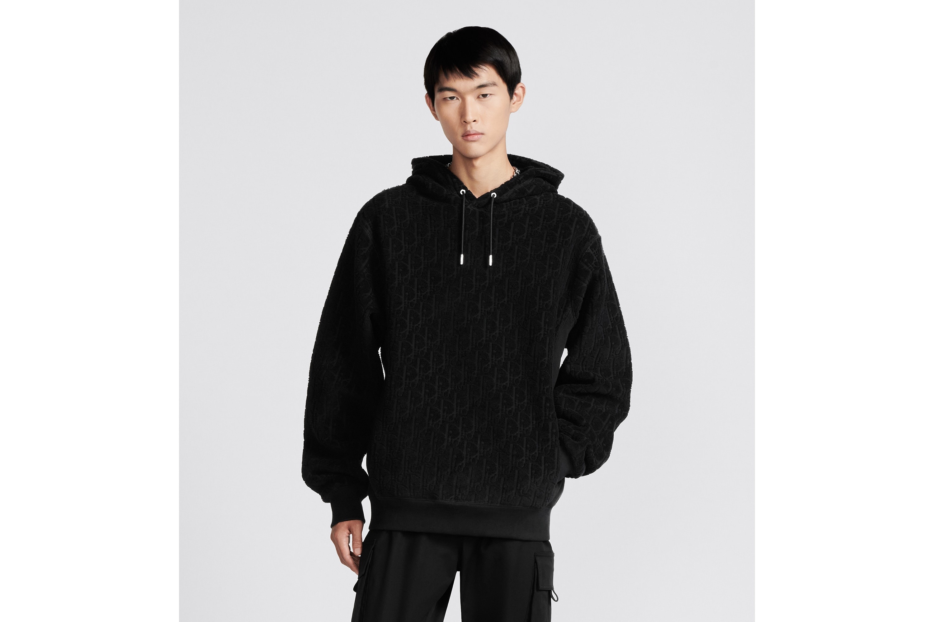 Dior Oblique Relaxed-Fit Hooded Sweatshirt - 3