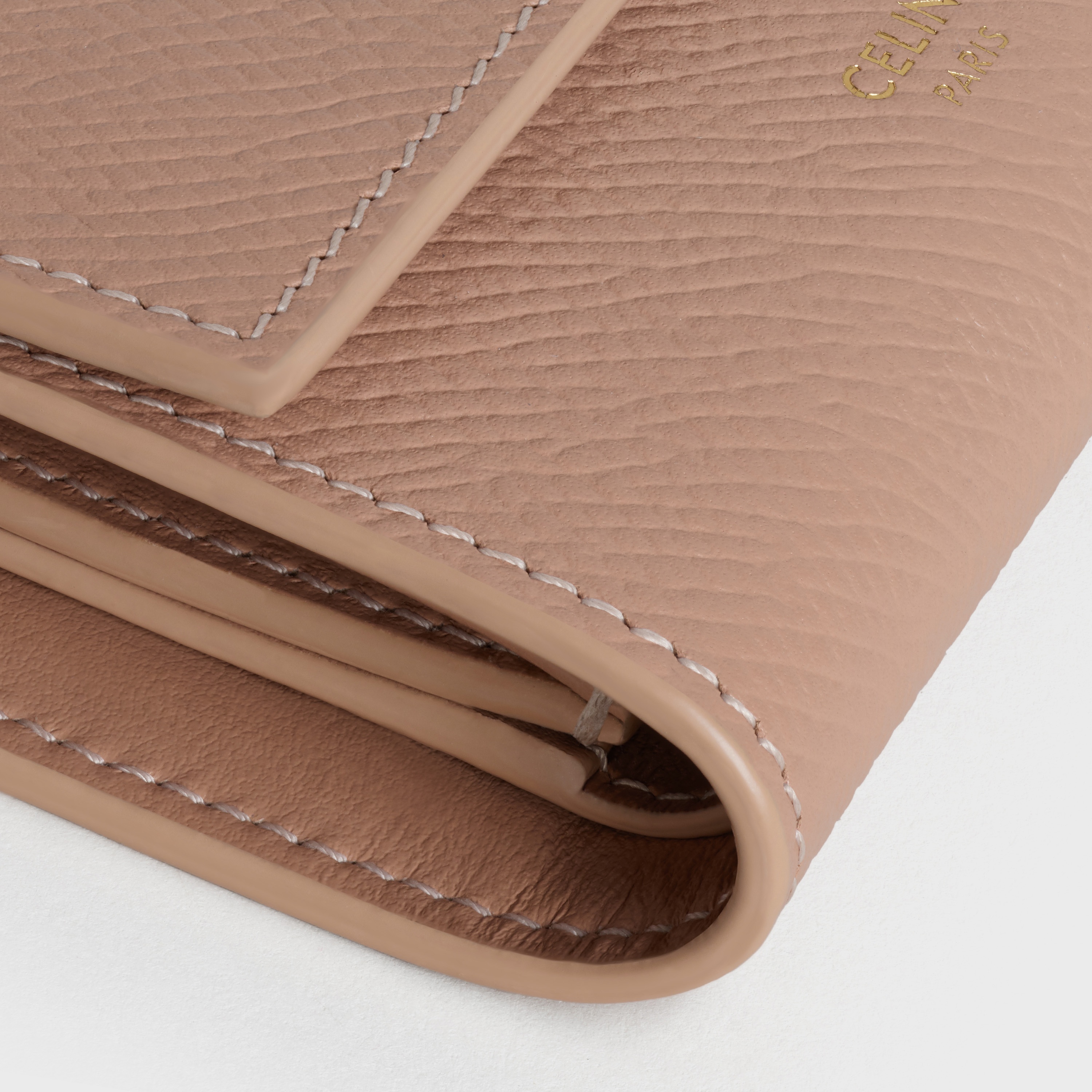 SMALL TRIFOLD WALLET IN GRAINED CALFSKIN - 5