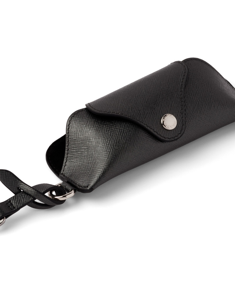 Prada Saffiano Leather Glasses Case | REVERSIBLE display picture 3