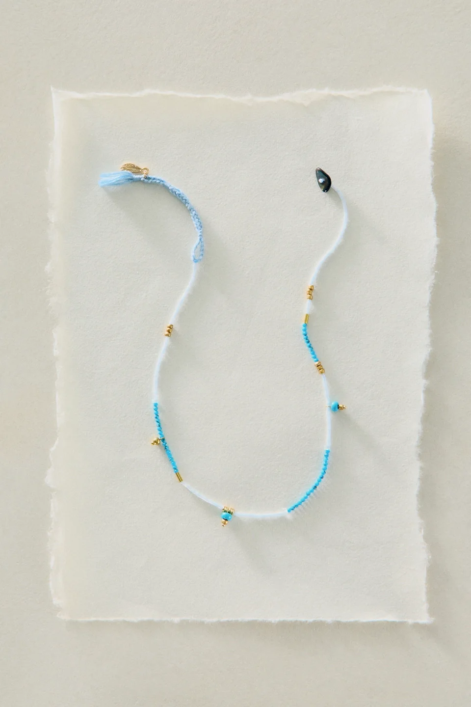 Muse Semi-Precious Short Beaded Necklace - 1